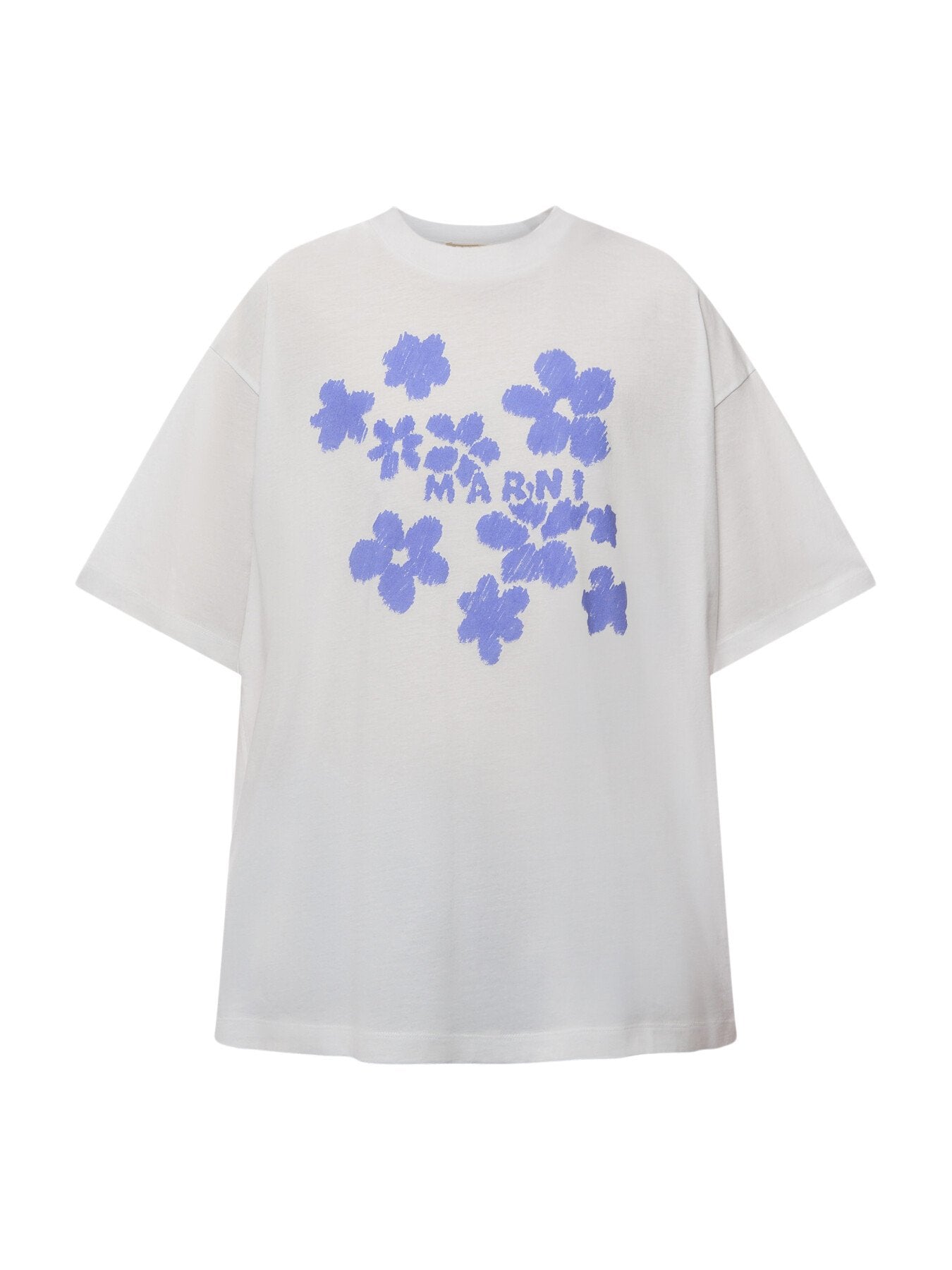 Marni Tee with Logo Floral Print