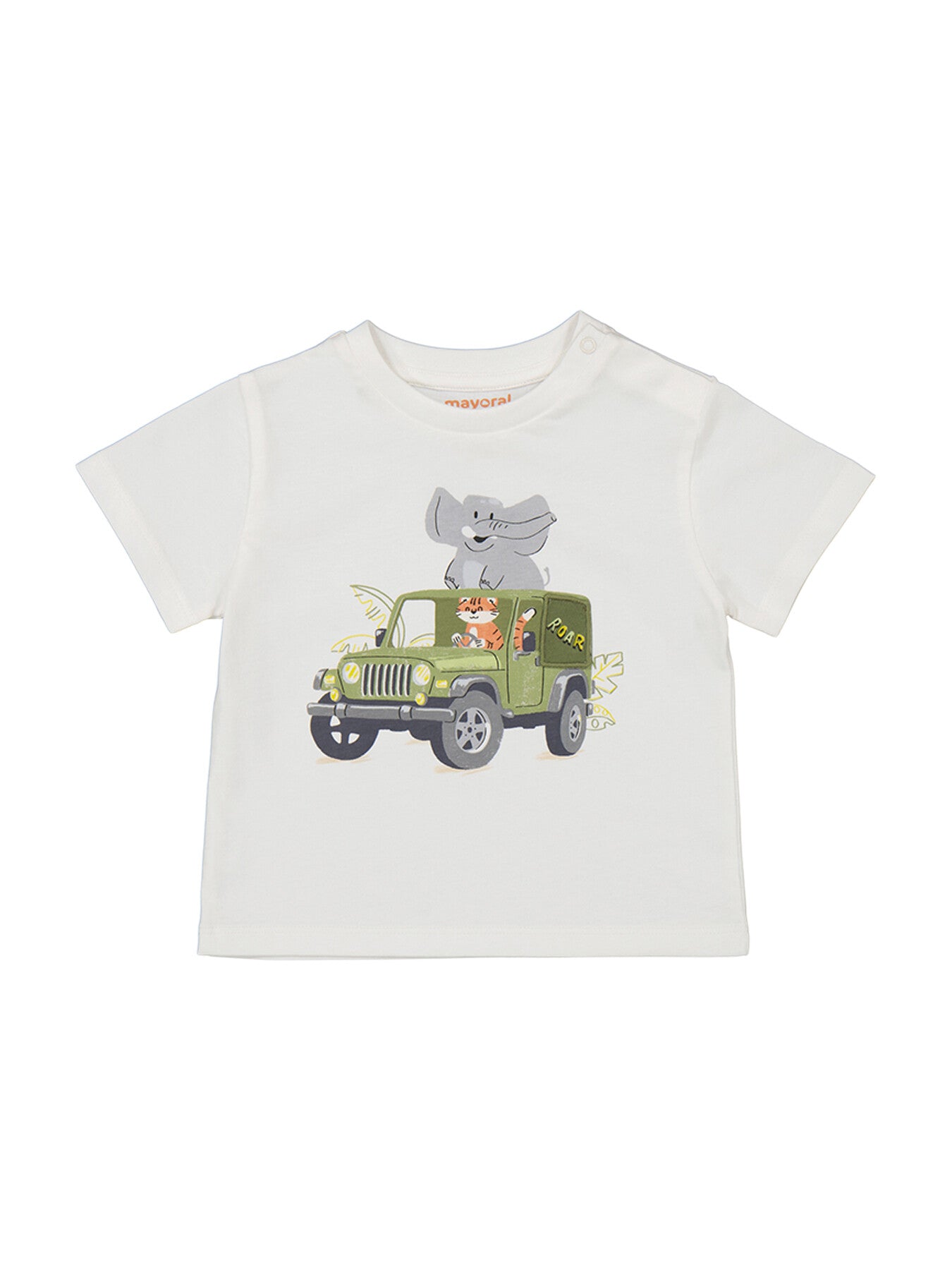 Elephant Vehicle Short Sleeve T-Shirt