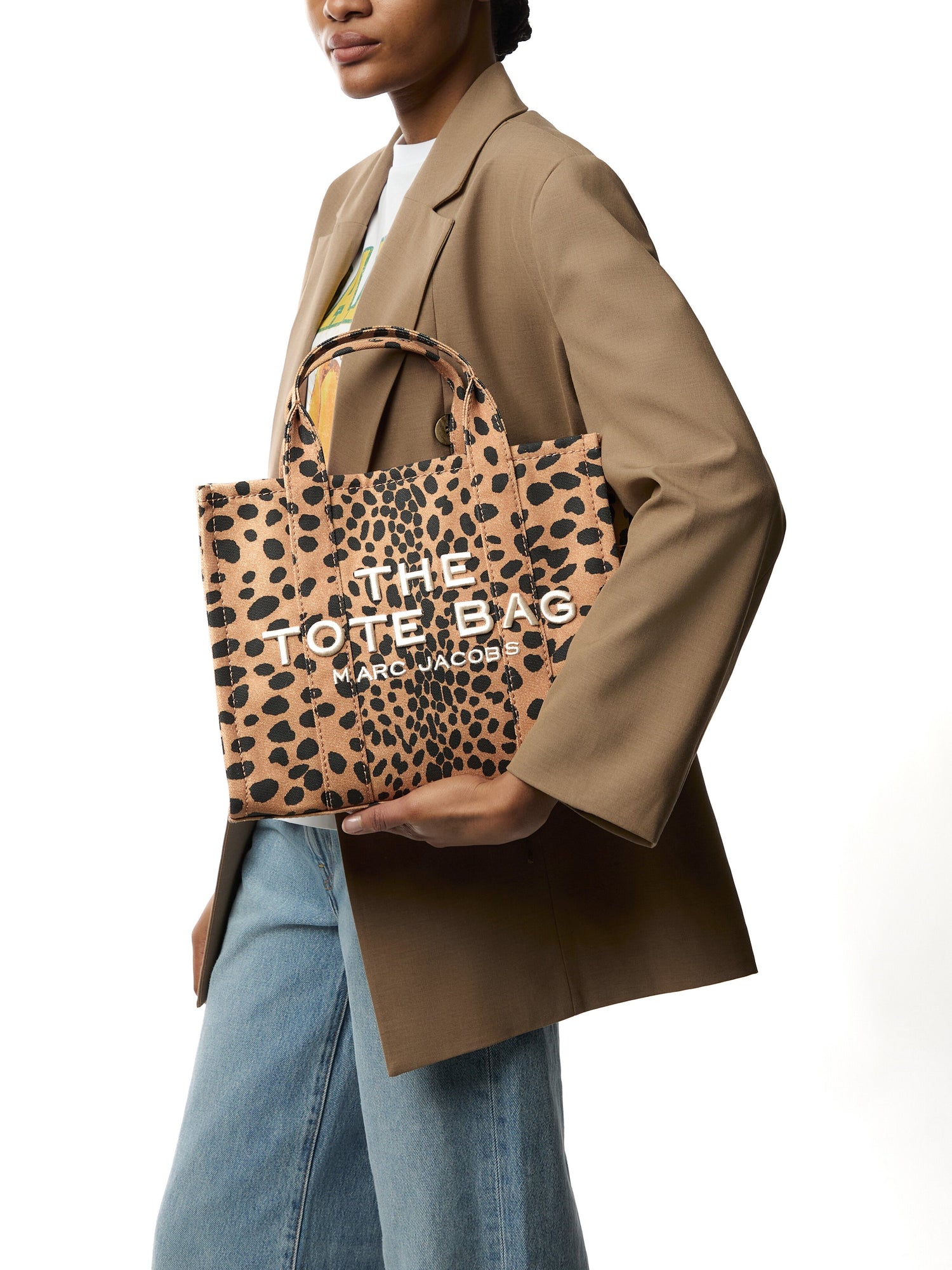 The Cheetah Canvas Medium Tote Bag