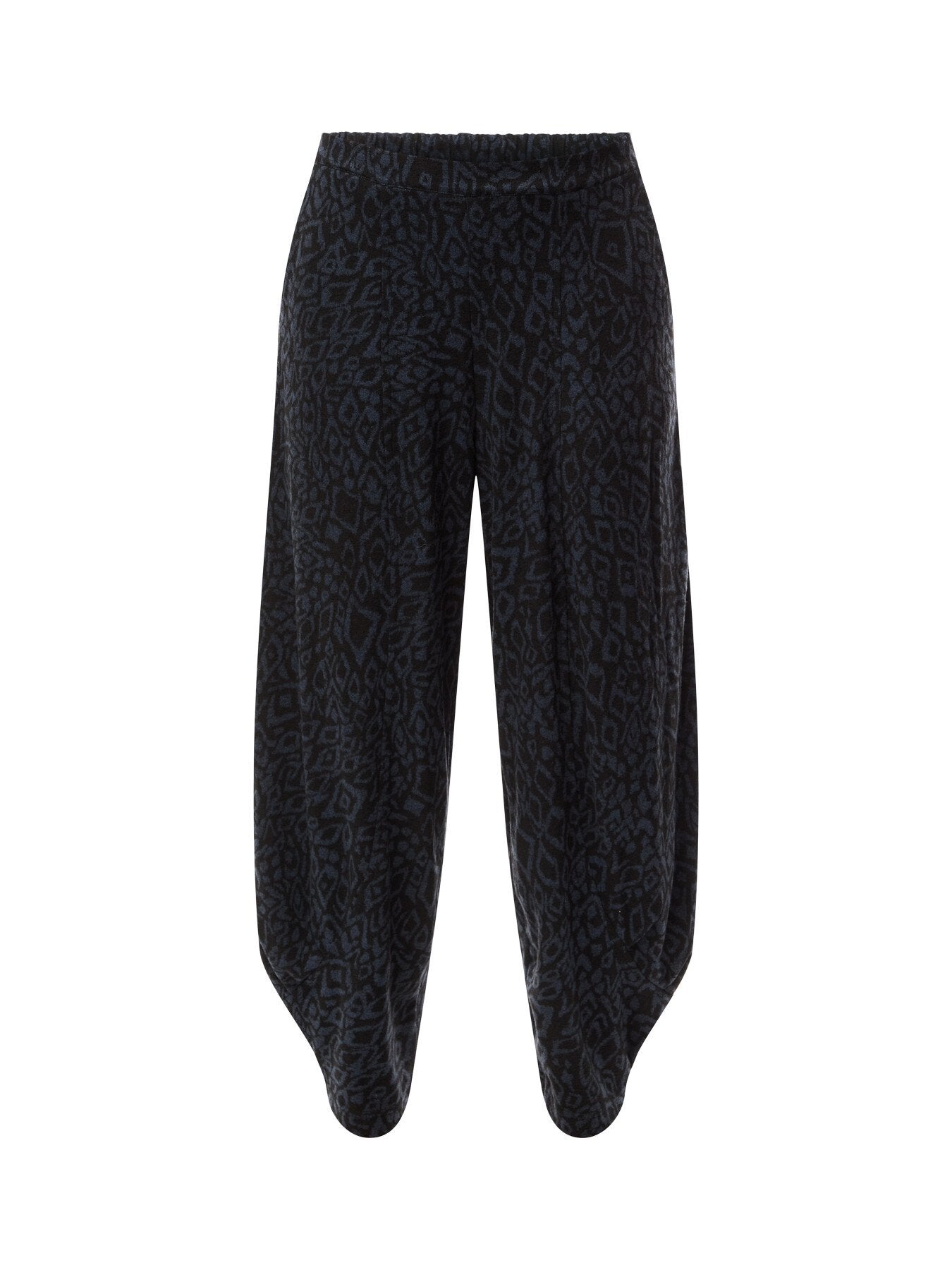 Textured Allover Ikat Jersey Bubble Trouser