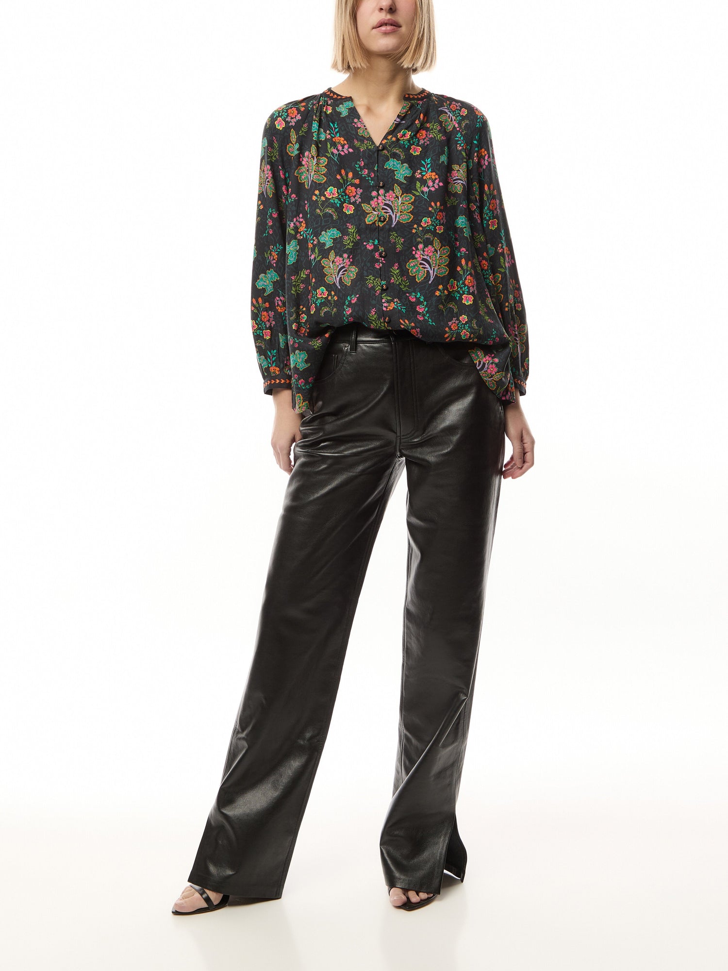 Hand Drawn Floral Shirt