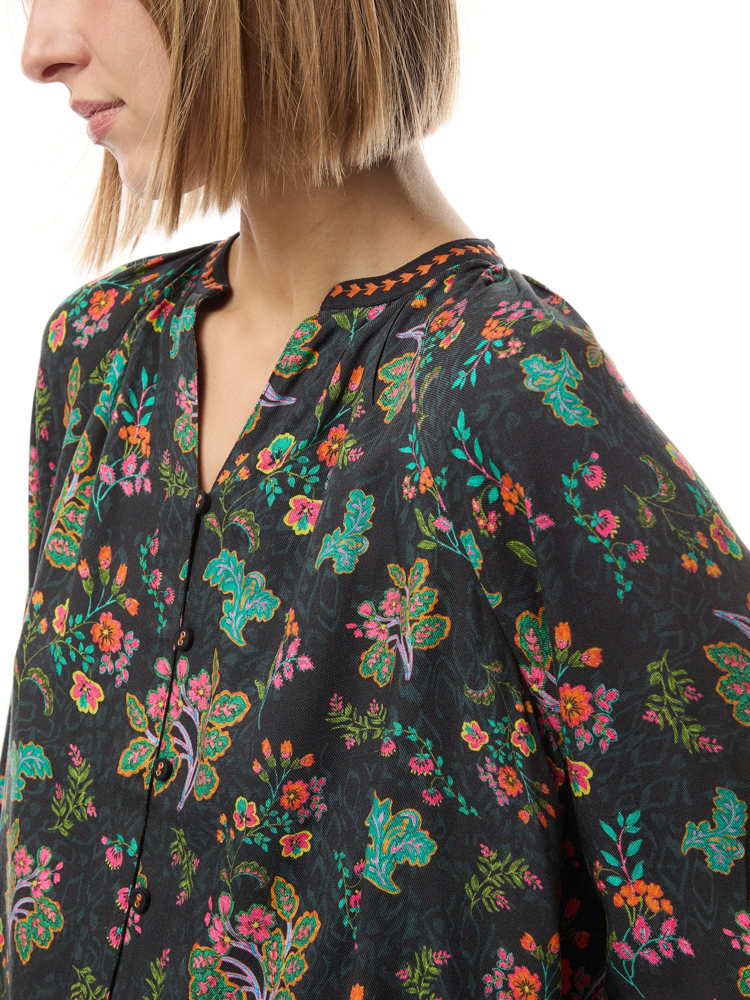 Hand Drawn Floral Shirt