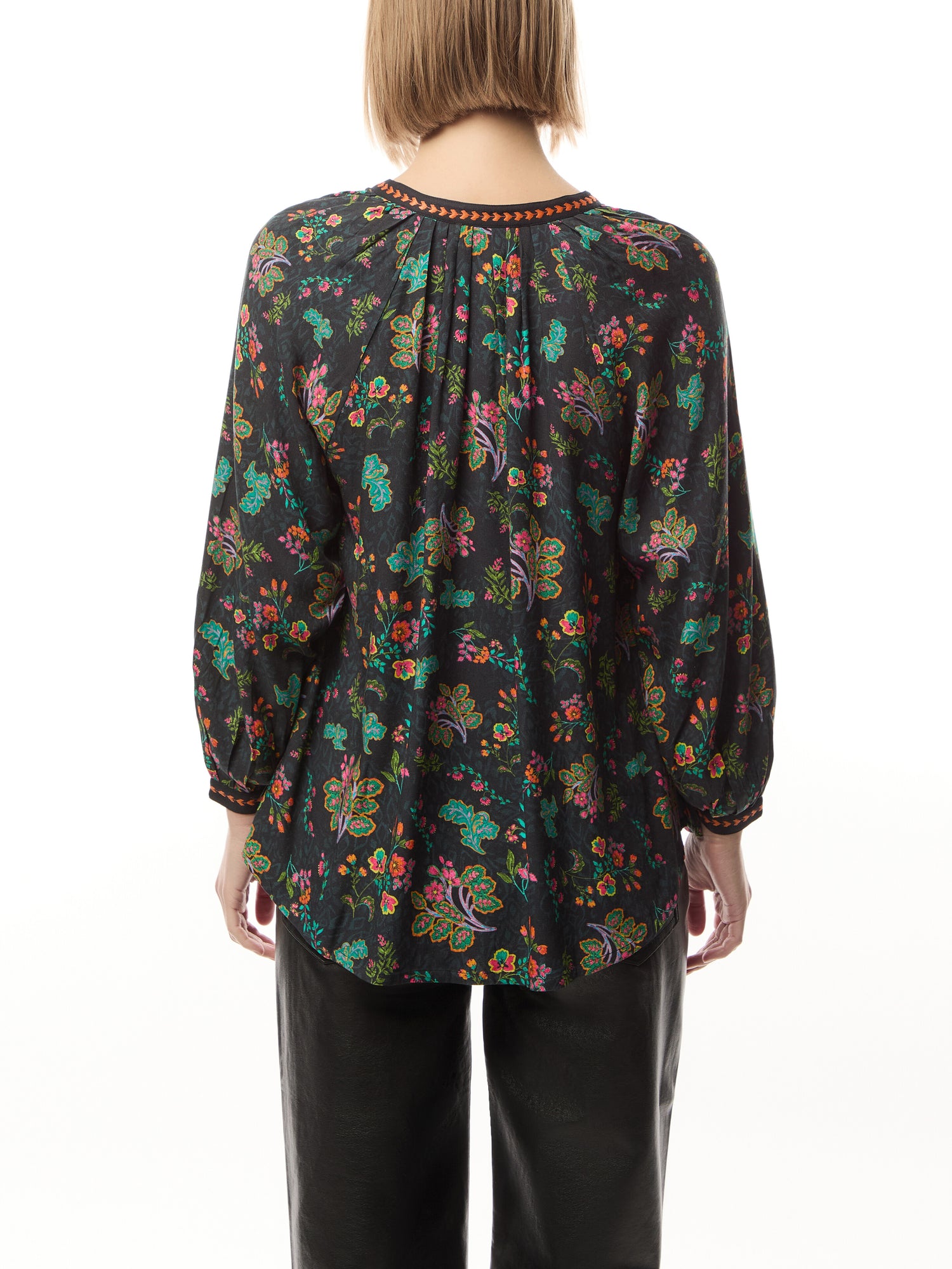 Hand Drawn Floral Shirt