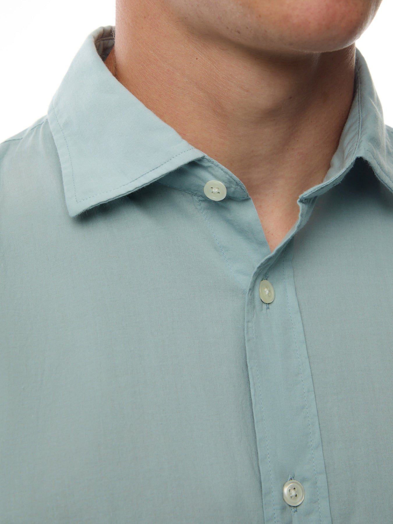 Summer Voile Paul Pat Men Woven Shirt
