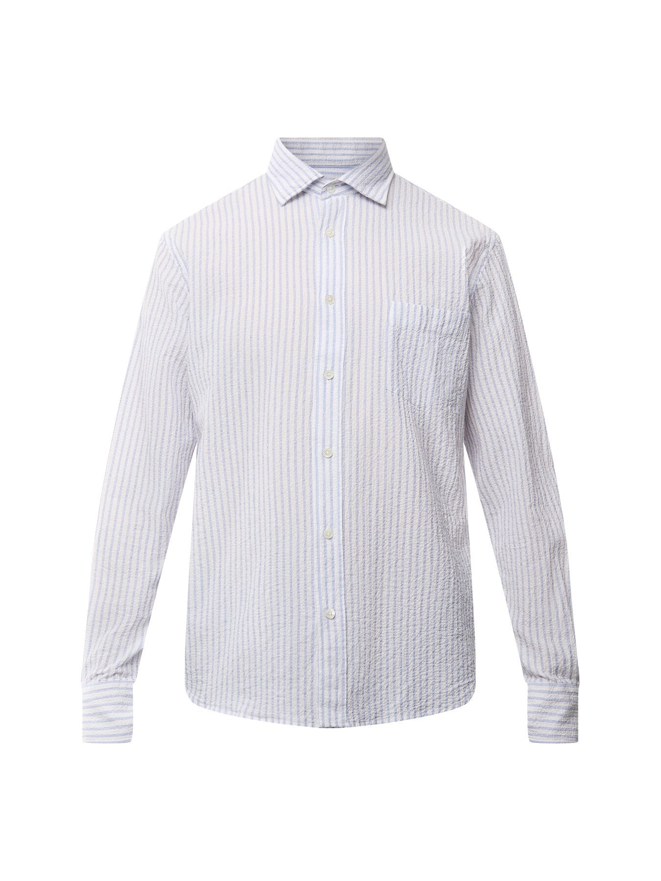 Seer Sucker Strpe Paul Men Woven Shirt