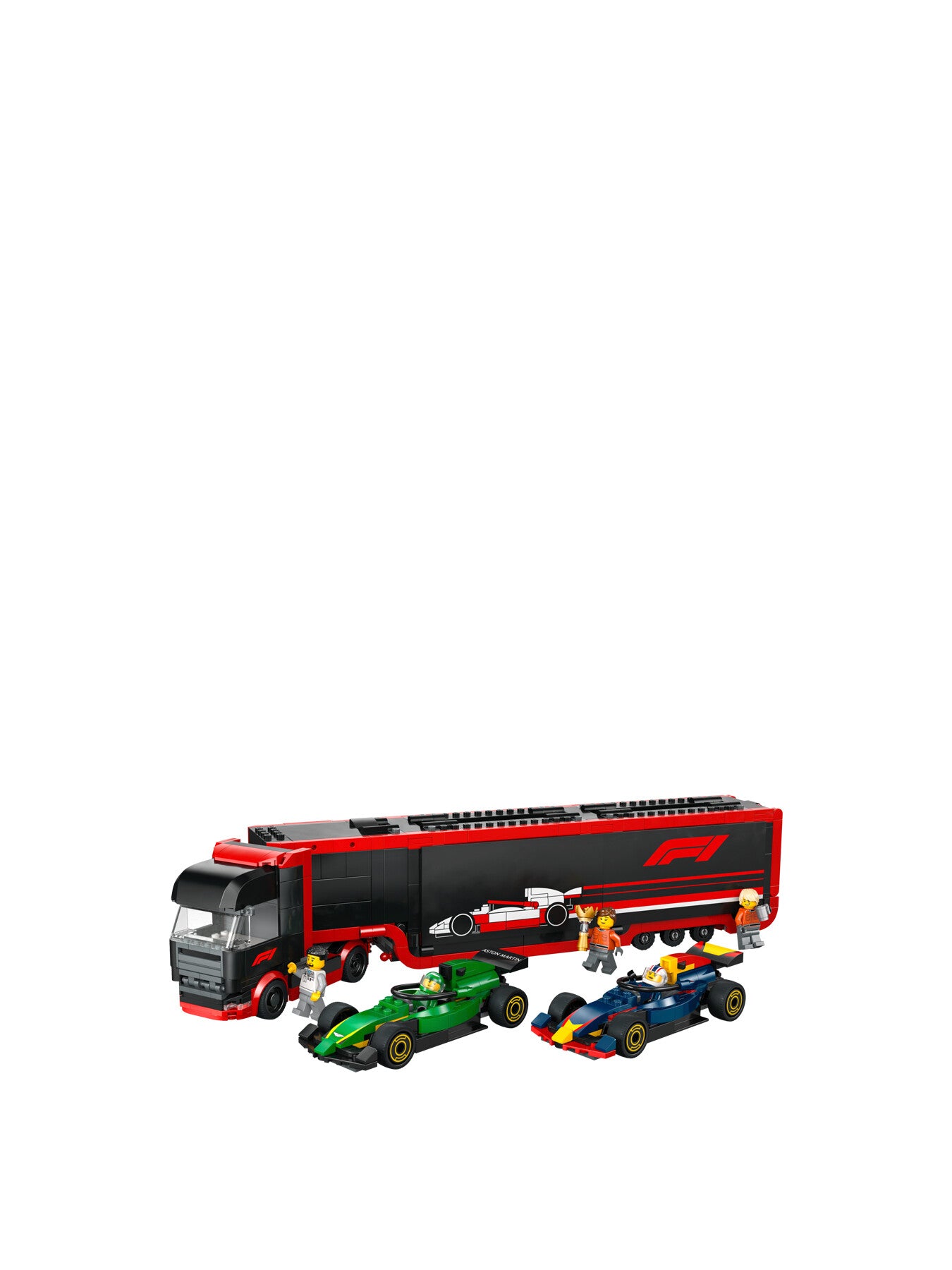 City F1 Truck with RB20 AMR24 F1 Cars 60445