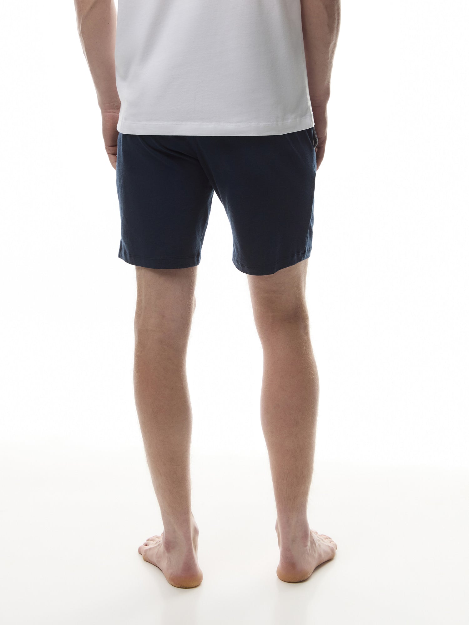 Embroidered Logo Stretch Cotton Shorts