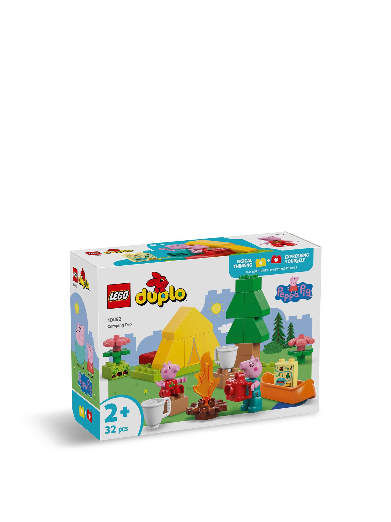 DUPLO Peppa Pig Camping Trip Building Toy 10452