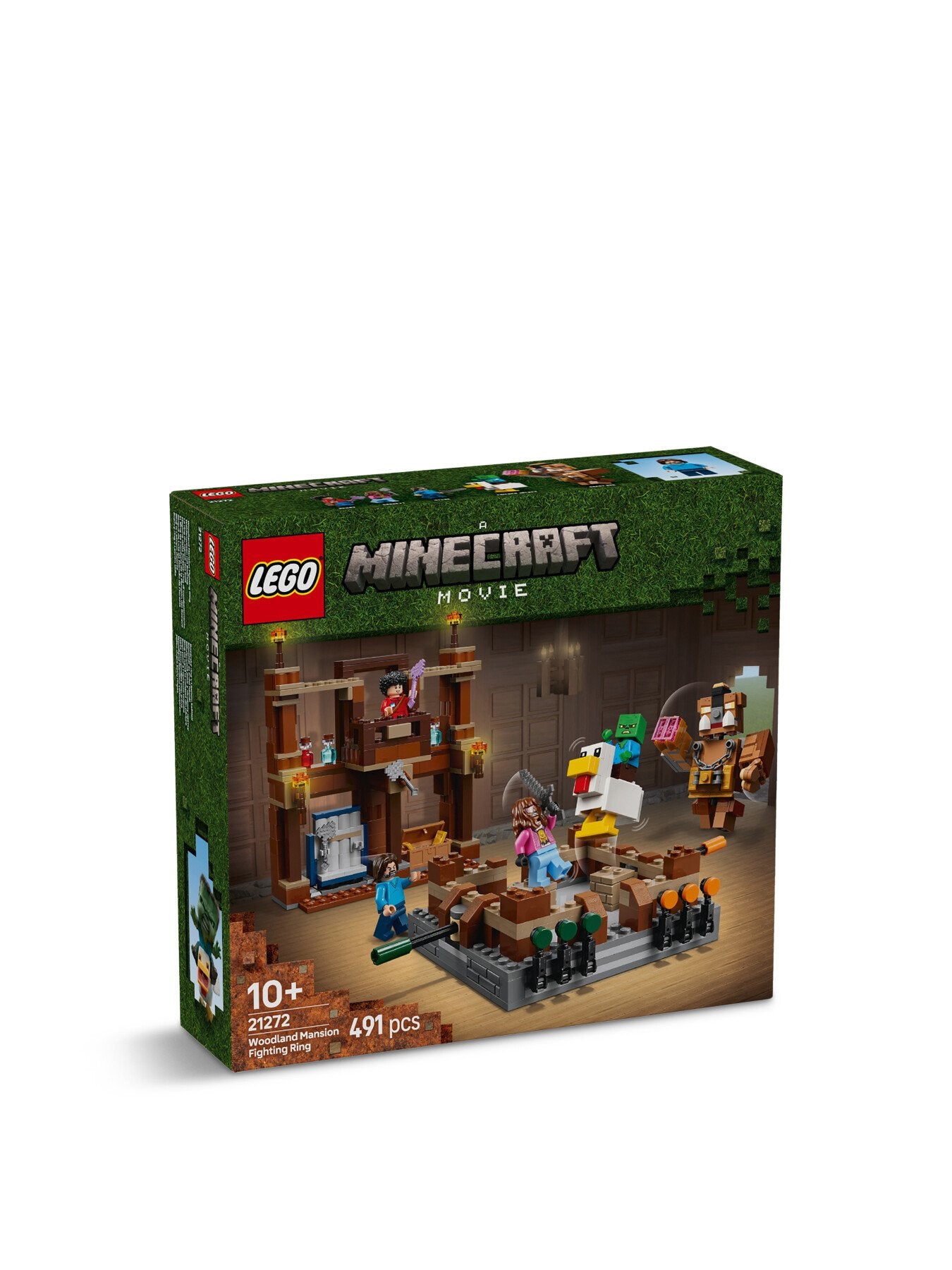 Minecraft® Woodland Mansion Fighting Ring Gamer Toy with Mob Figures 21272