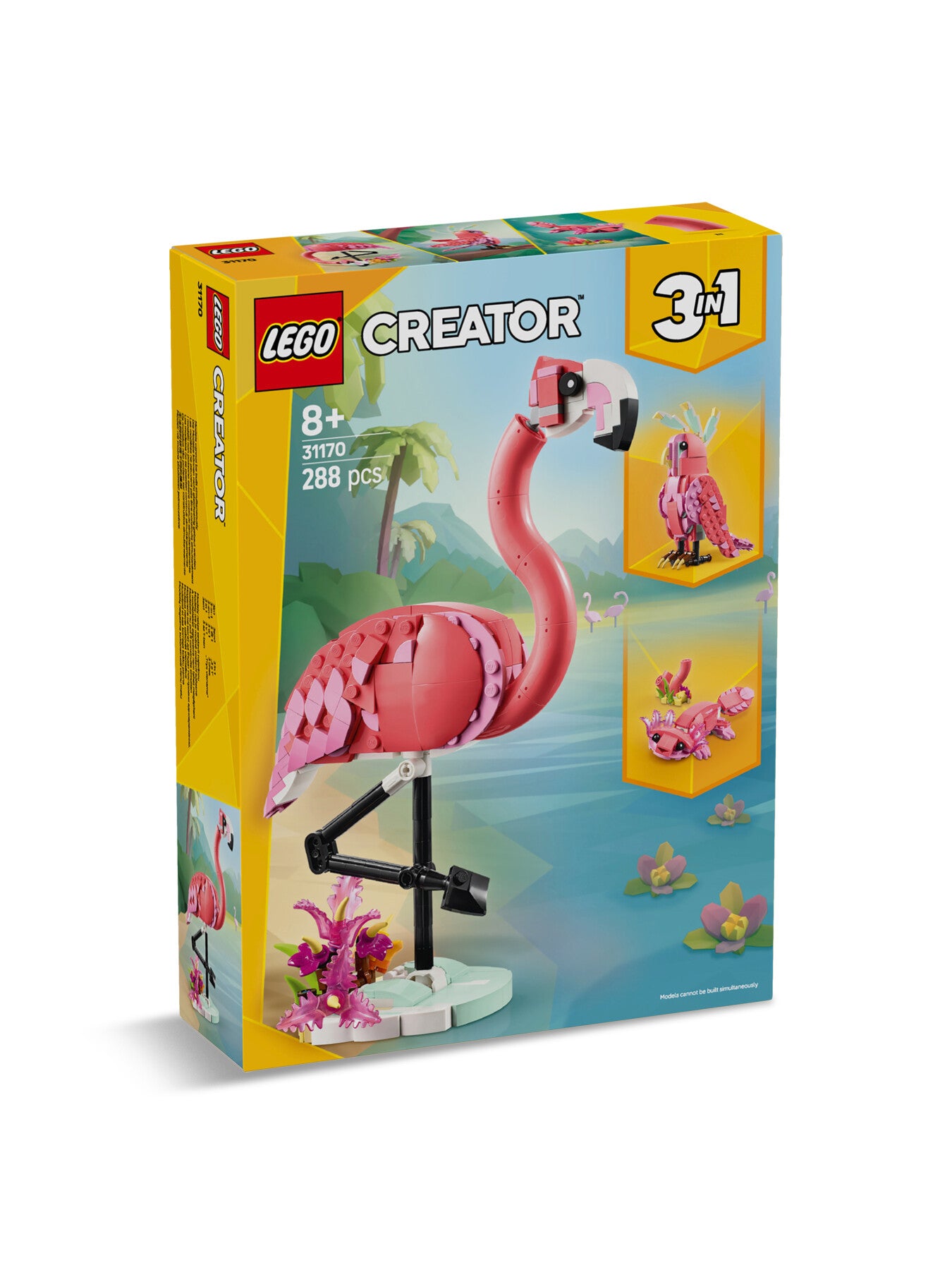Creator 3in1 Wild Animals: Pink Flamingo 31170
