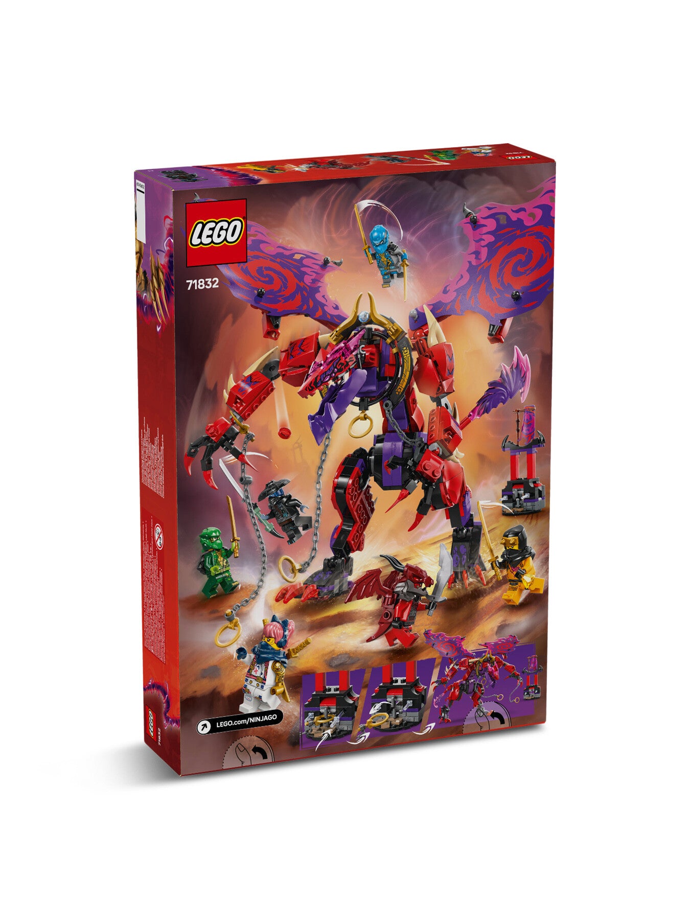 NINJAGO Thunderfang Dragon of Chaos Set 71832