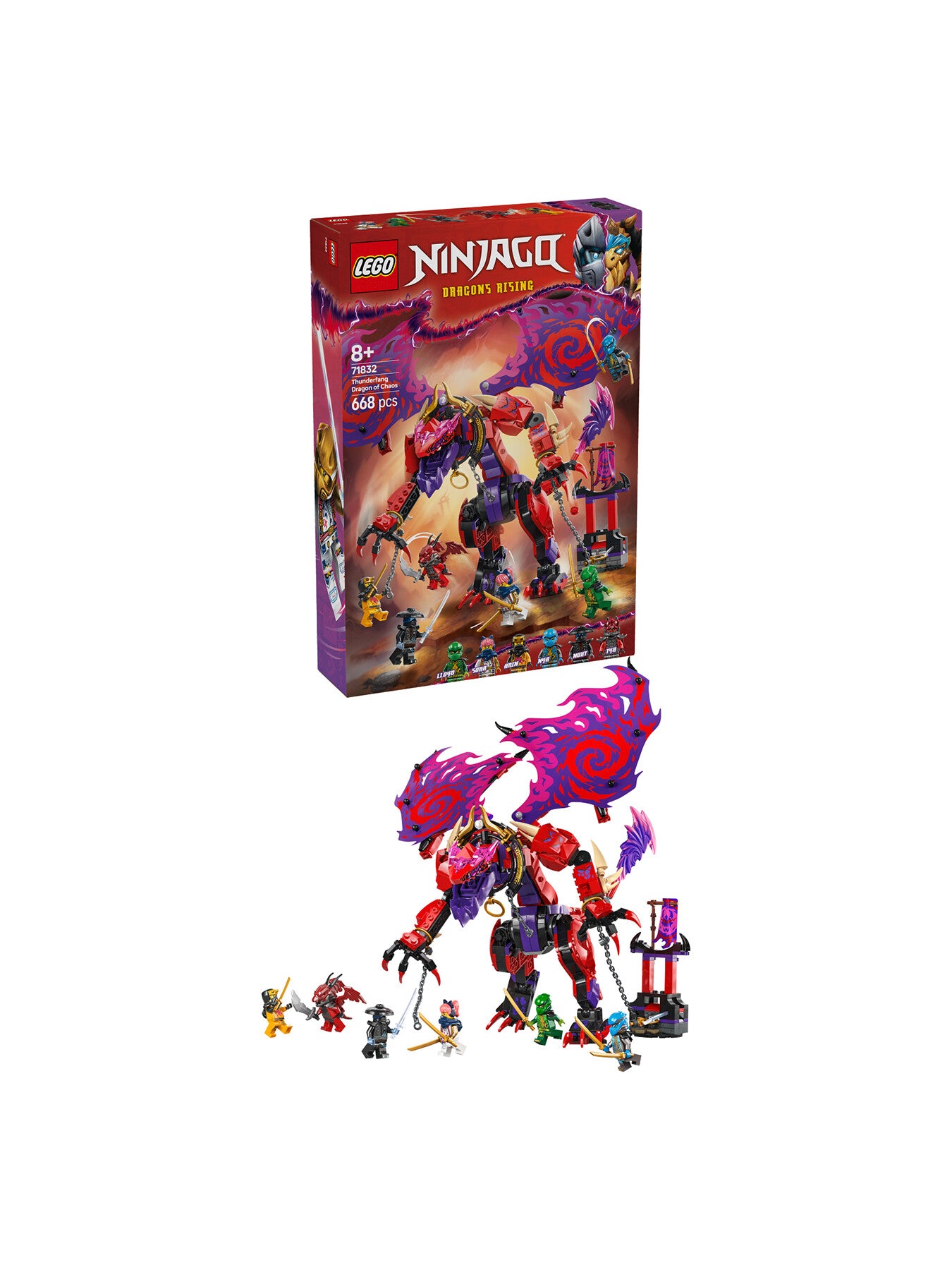 NINJAGO Thunderfang Dragon of Chaos Set 71832