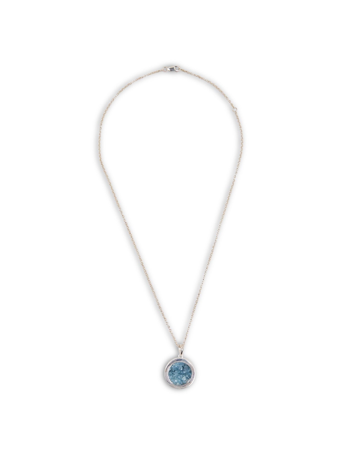 Medium Deco Sun Birthstone Amulet Necklace