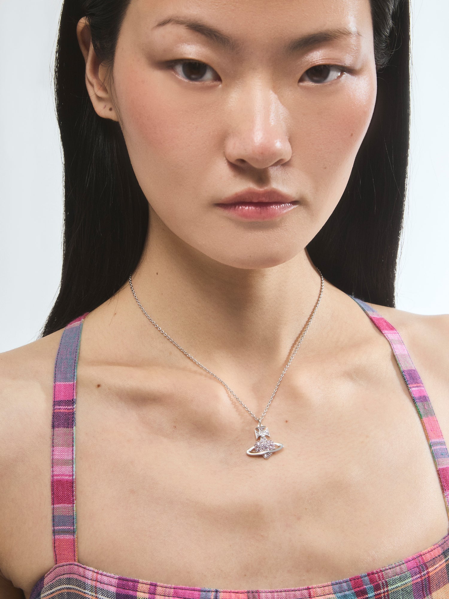 Agnatha Bas Relief Pendant Necklace