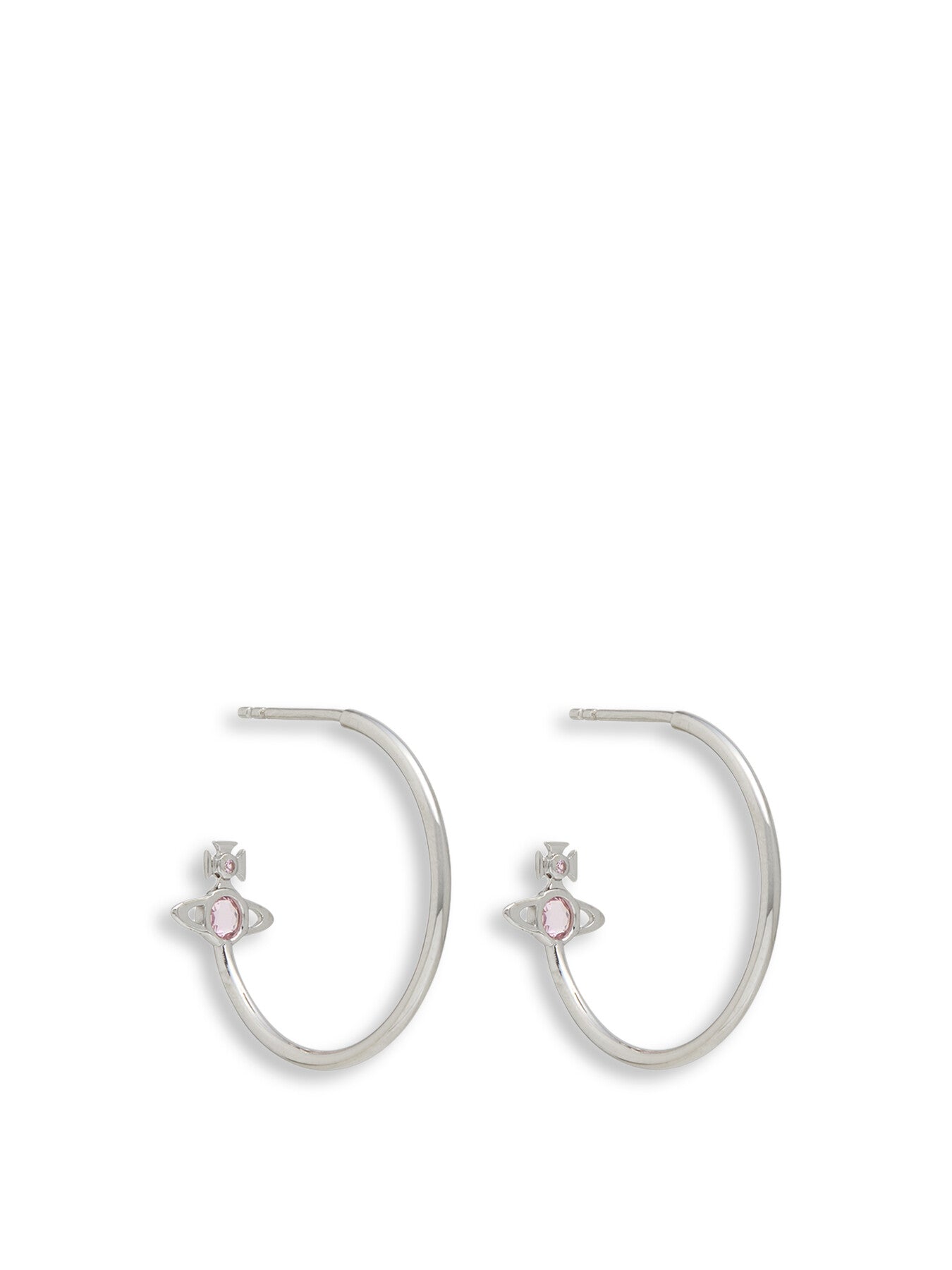 925 Sterling Heather Hoop Earrings