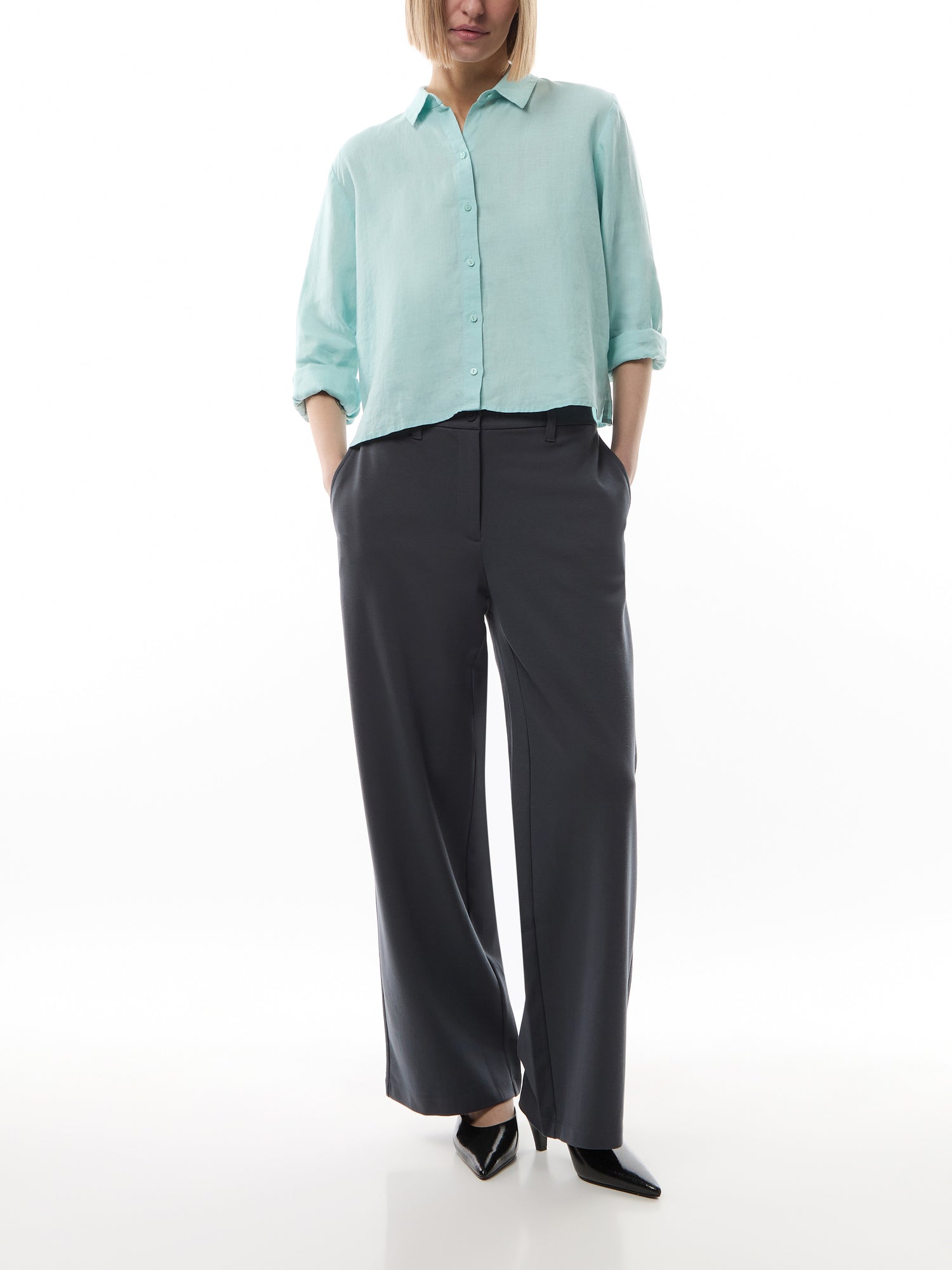 Classic Collar Short Shirt