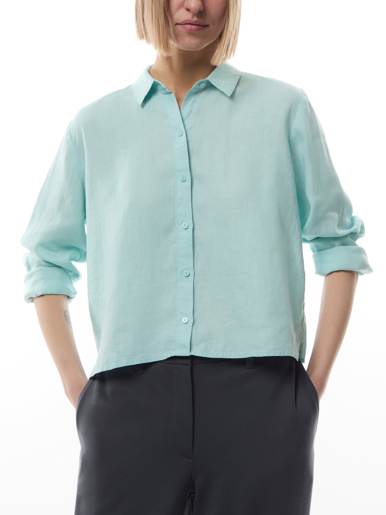 Classic Collar Short Shirt