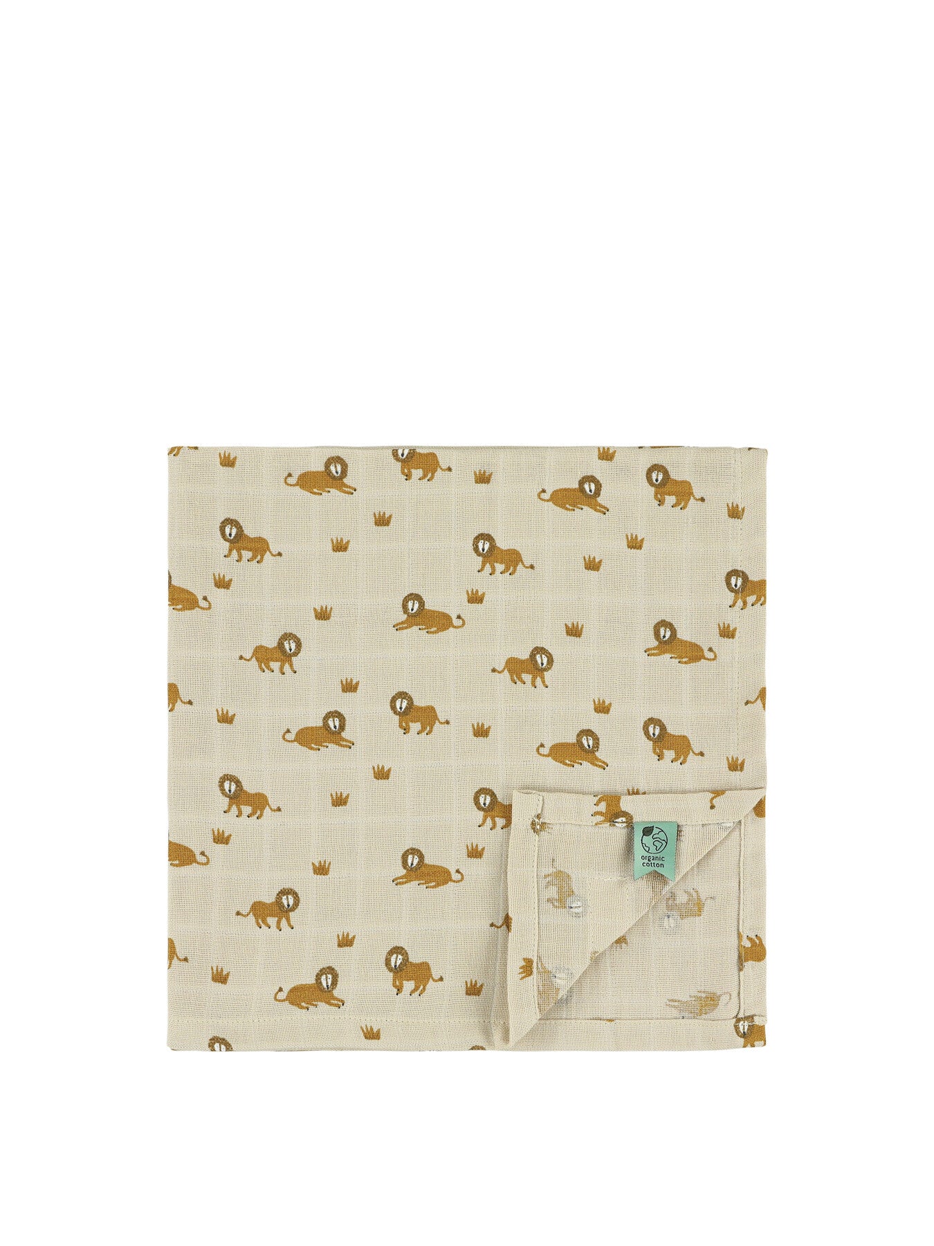 Muslin Cloths 3 Pack Mix Lively Lion