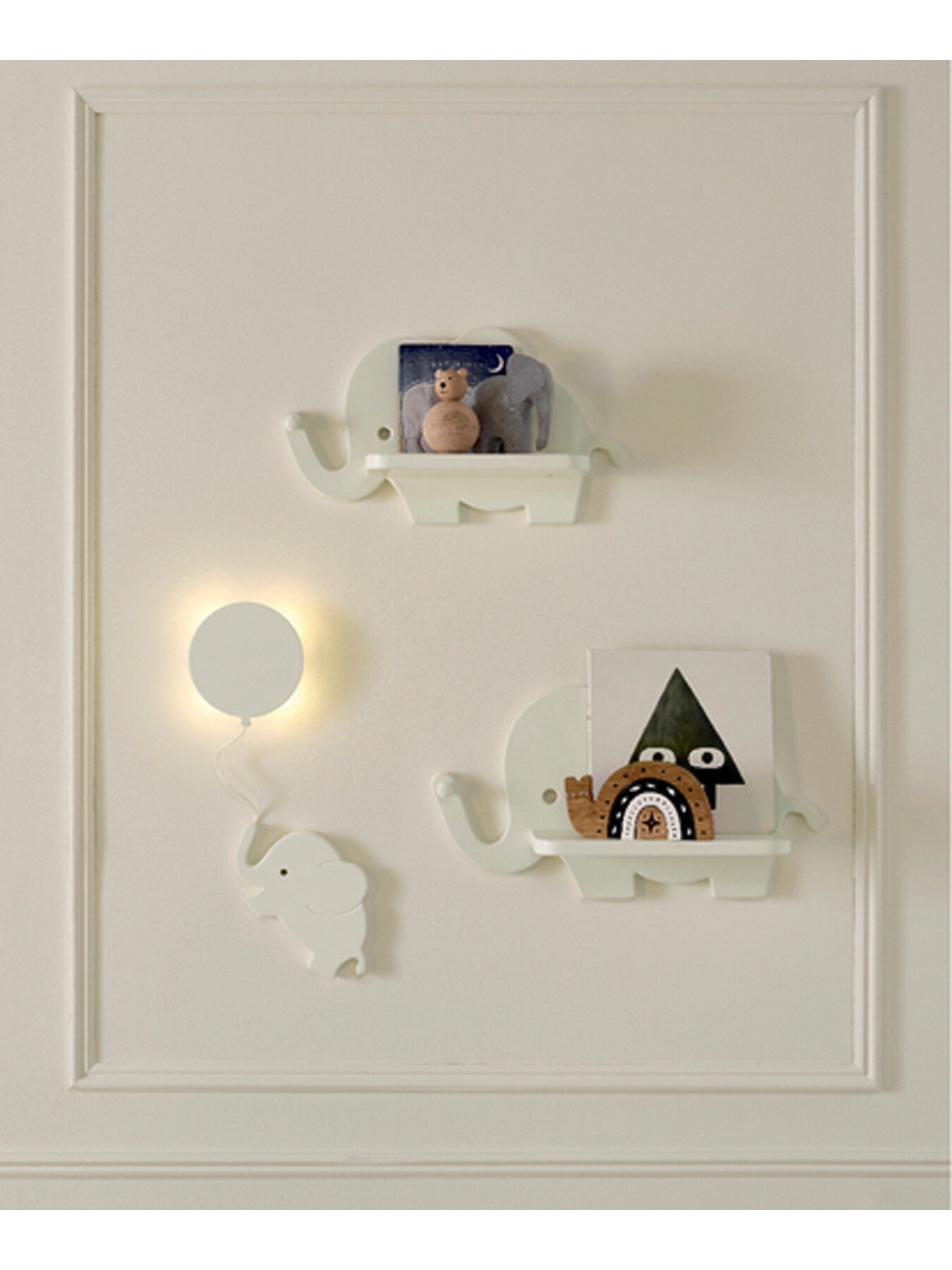 Elephant Shelves & Nightlight