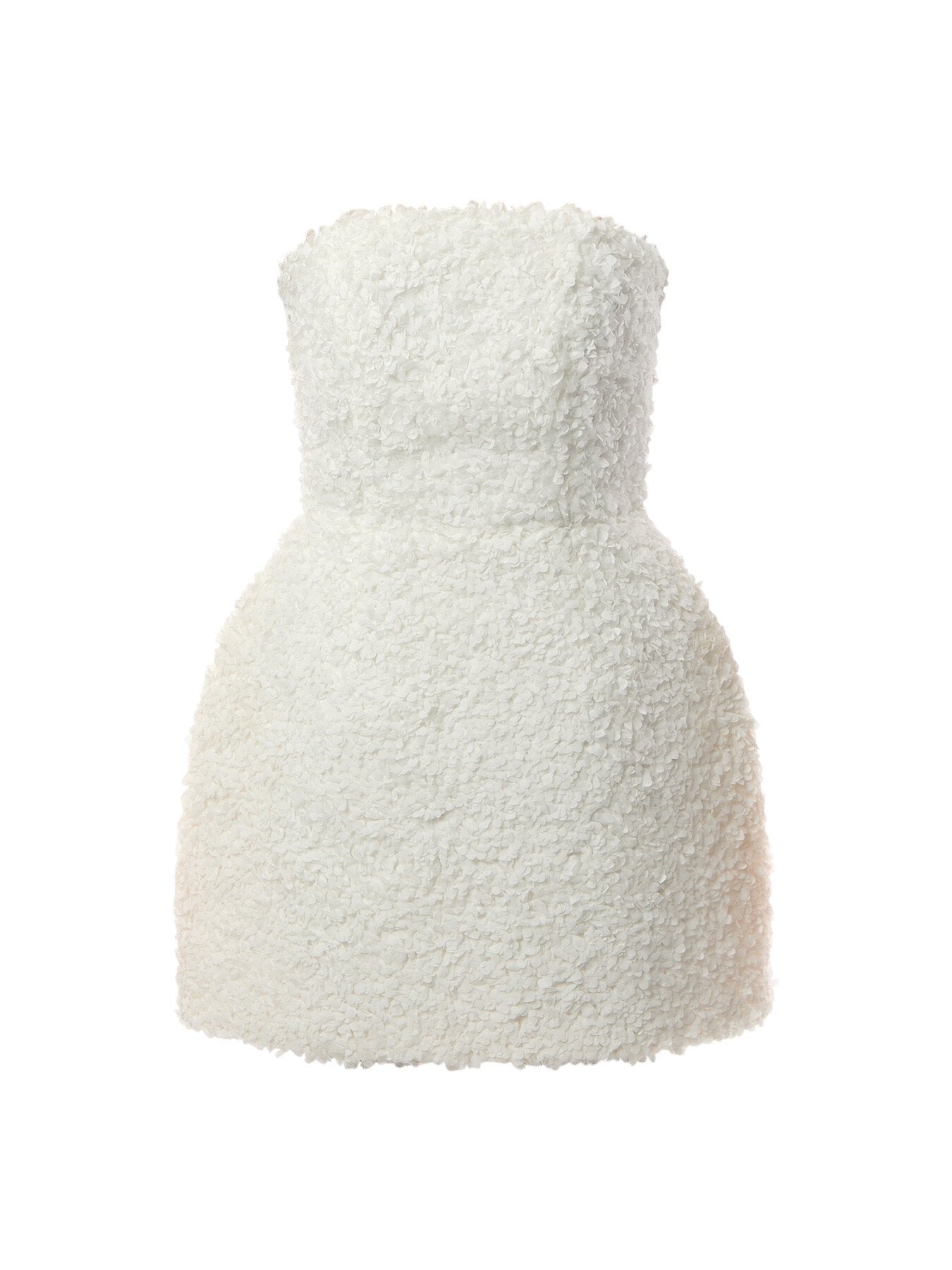 Maisy Textured Strapless Mini Dress