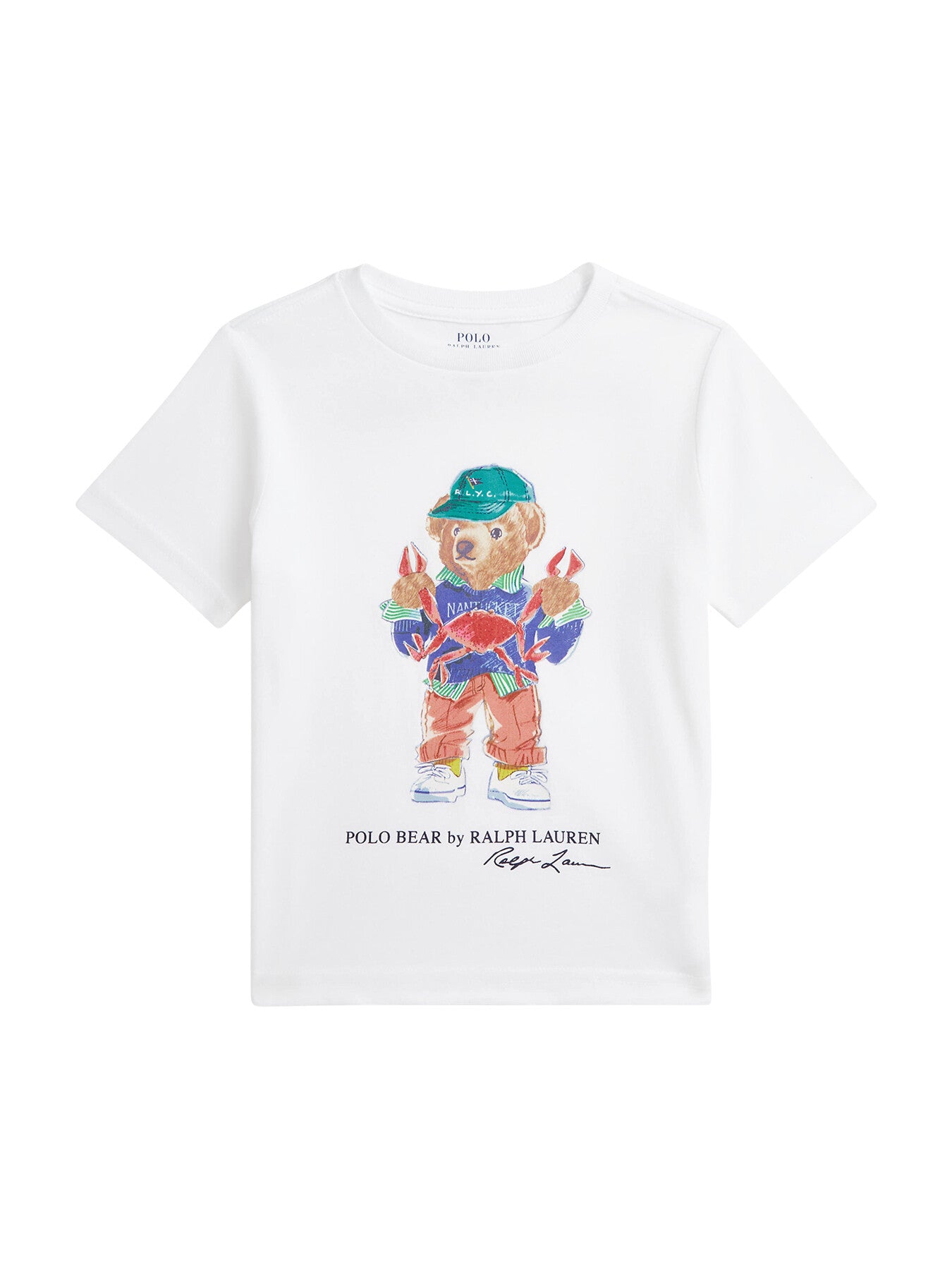 Polo Bear Striped Cotton Jersey T-Shirt