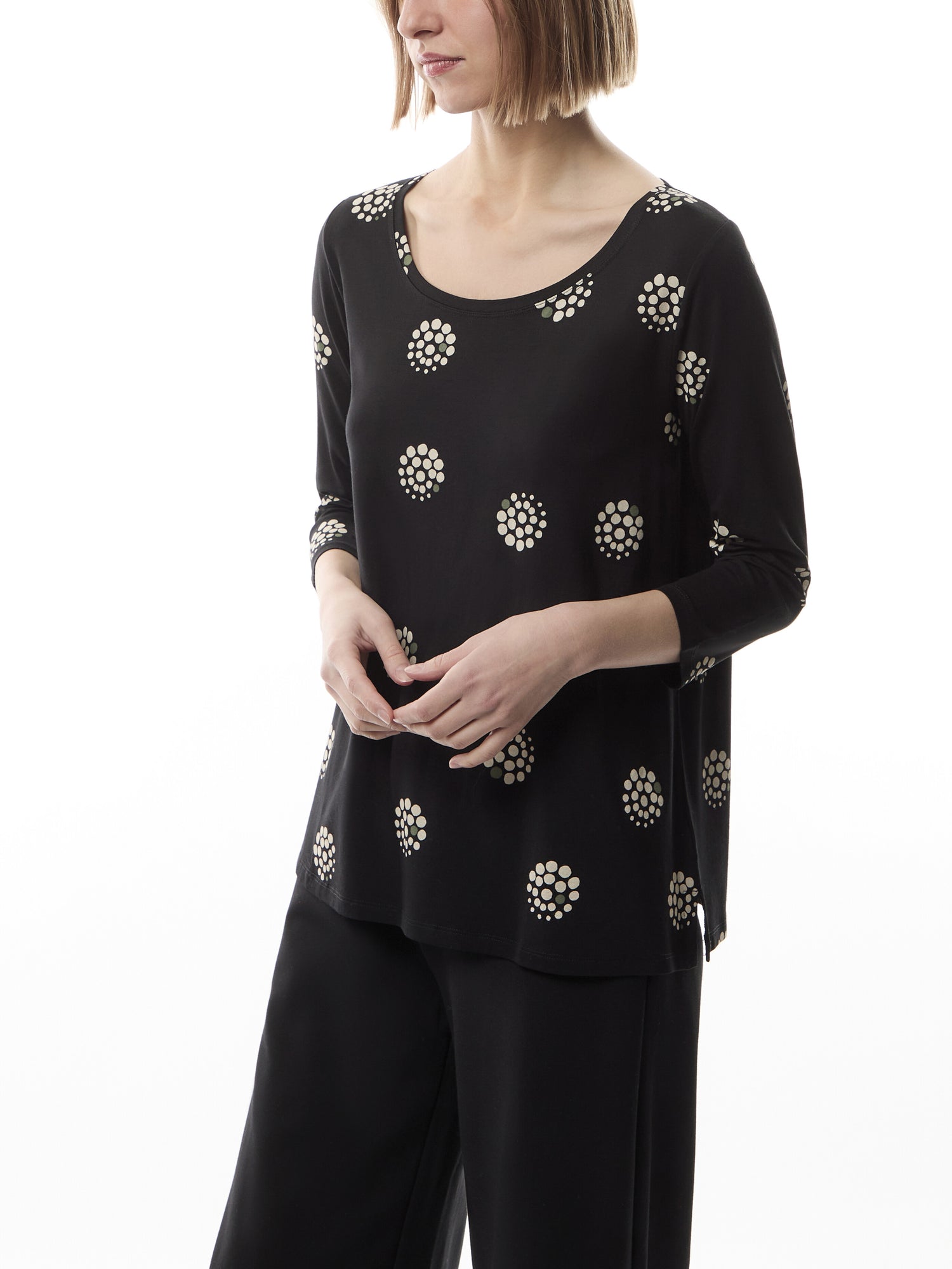 Macecille 3/4 Sleeve Top