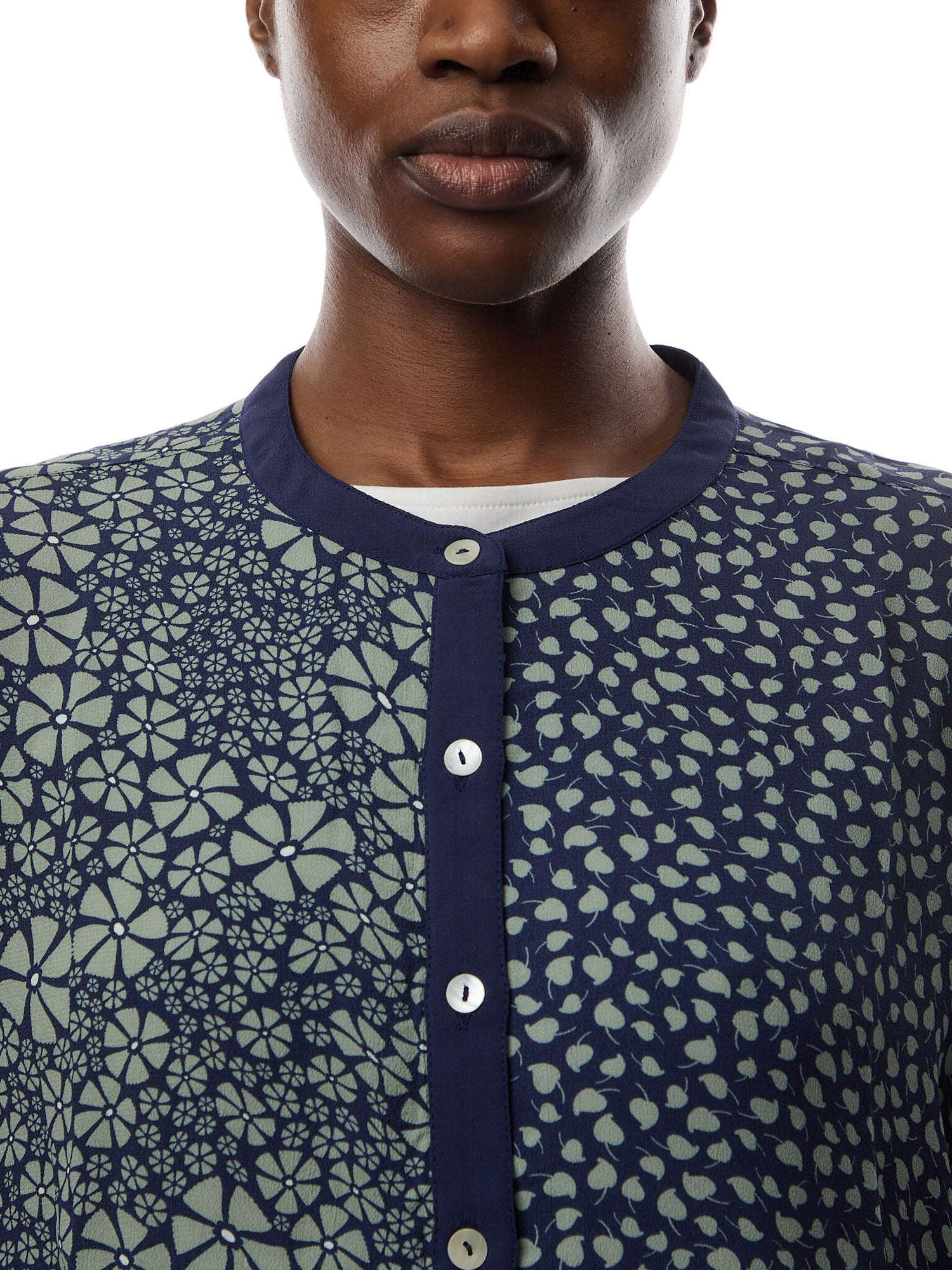 Ditsy Floral Mix Print Boxy Shirt