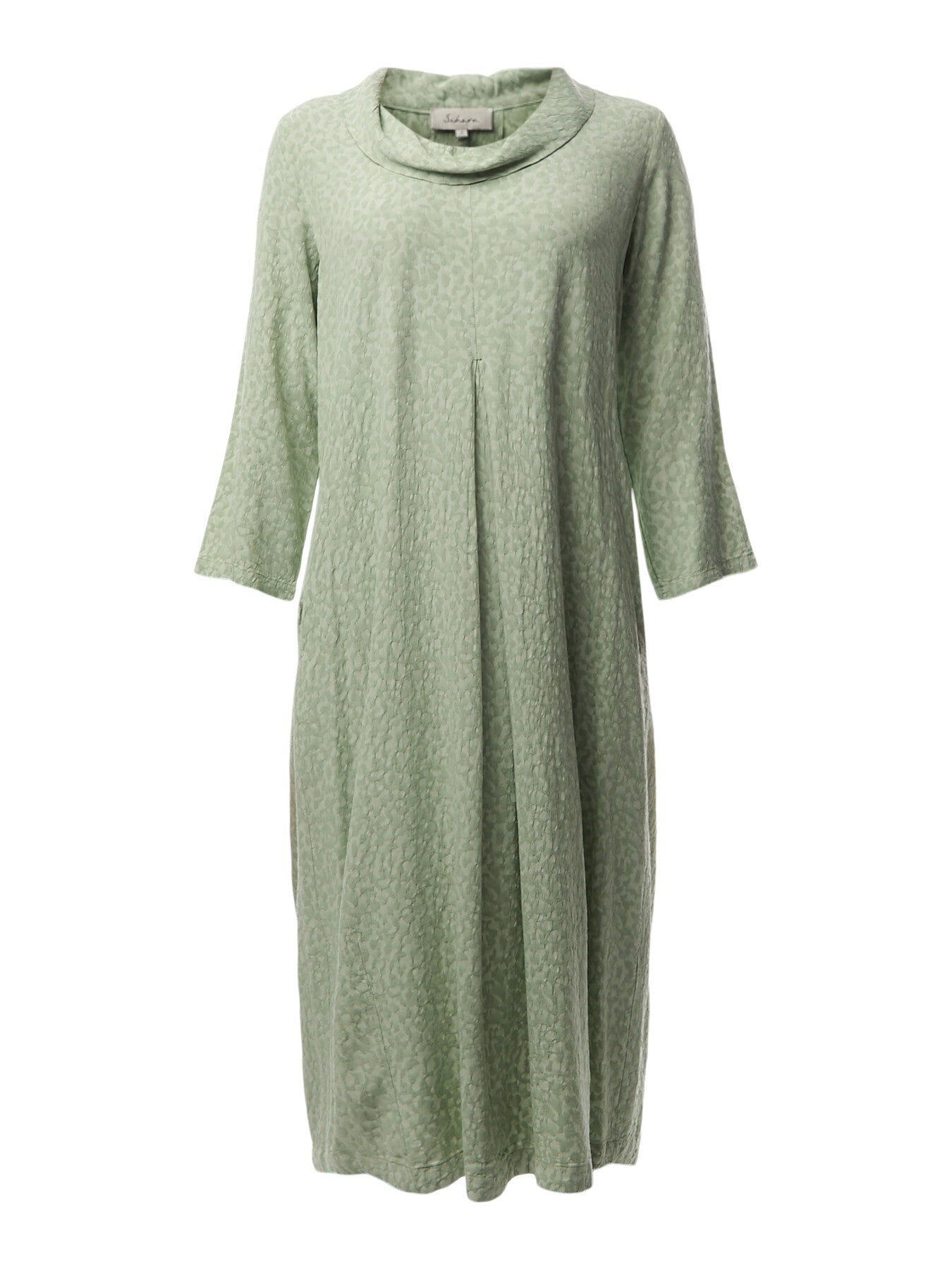 Abstract Textured Jacquard Dress