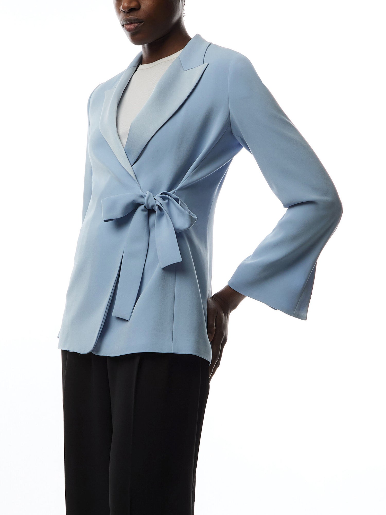 MALGA TIE BLAZER LIGHT BLUE