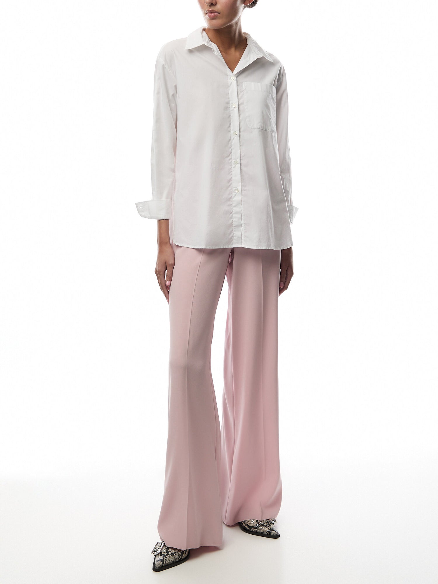 Anversa Wide Leg Trouser Light Pink
