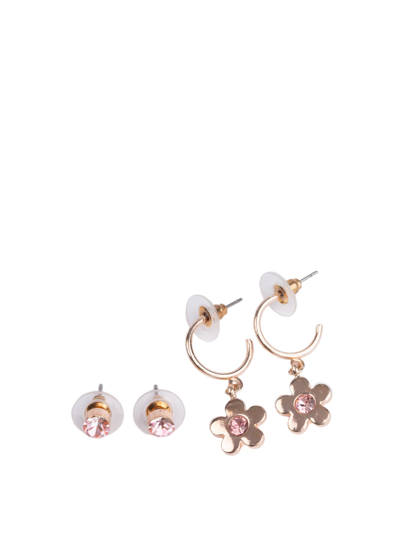 Boutique Chic Bejewelled Blooms Earrings 2 Pair