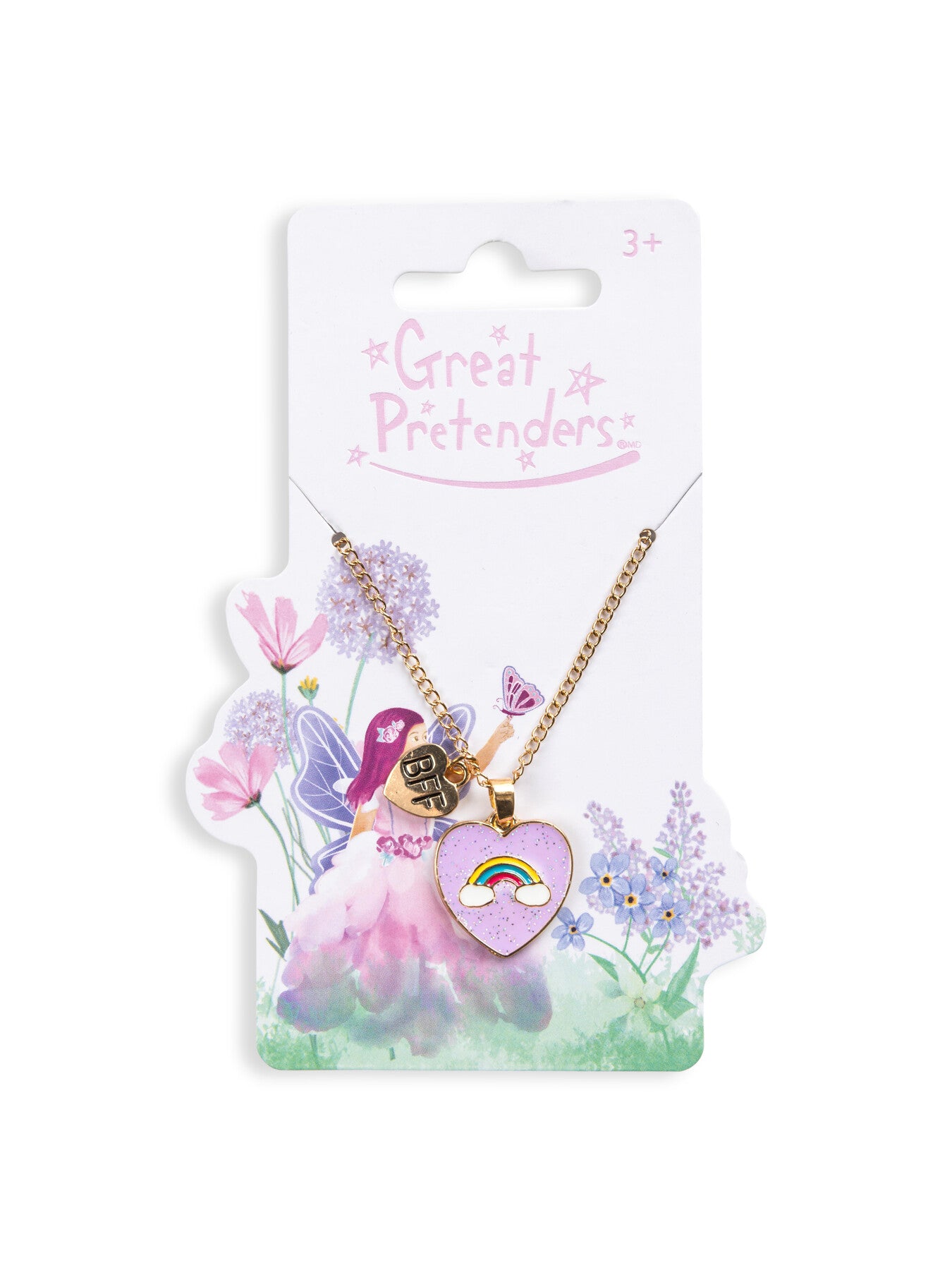 Rainbow Butterfly BFF Necklaces