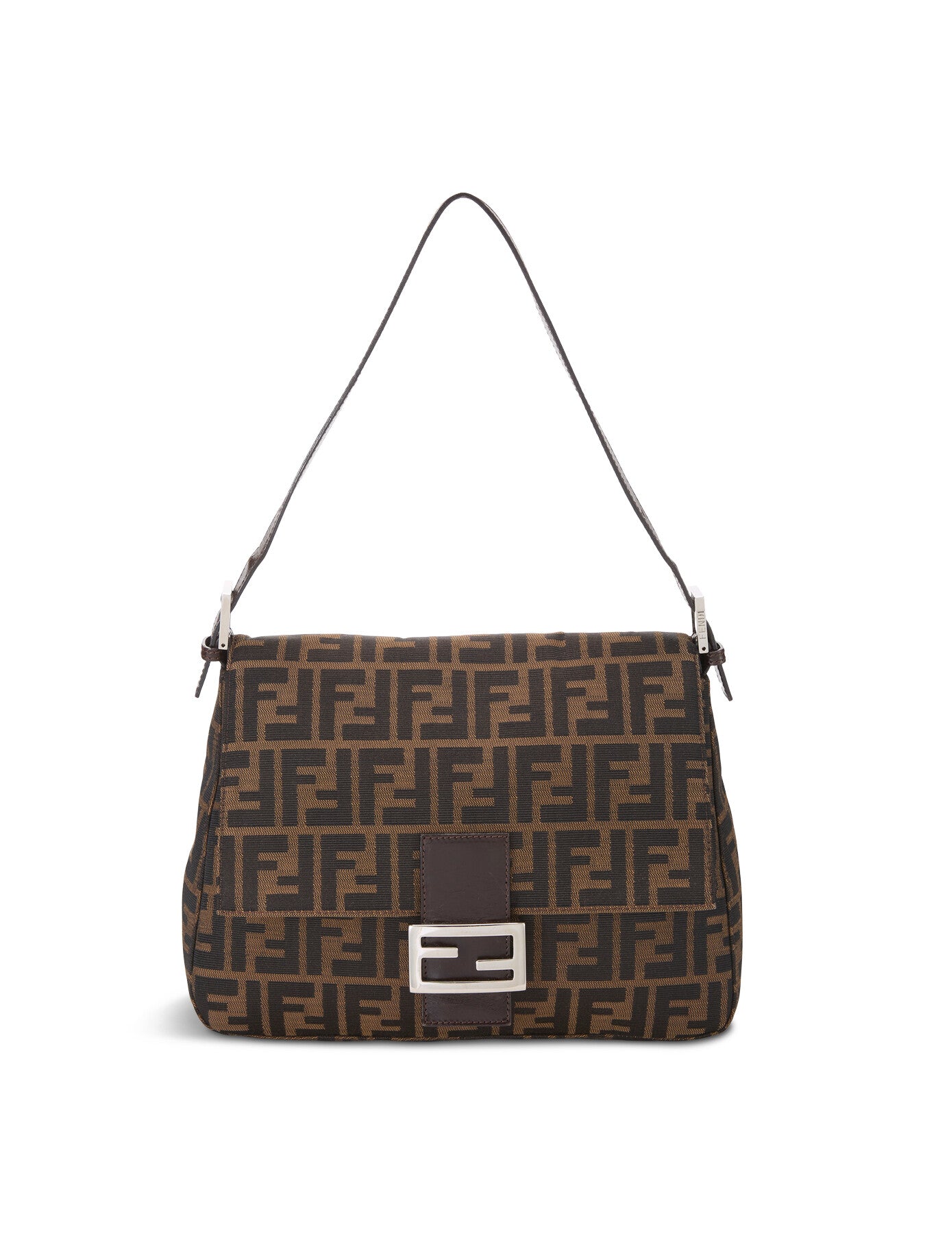 Vintage Fendi Brown Zucca Mamma Bag