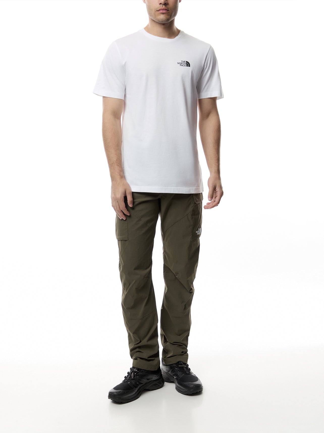 Short Sleeve Simple Dome White T-Shirt