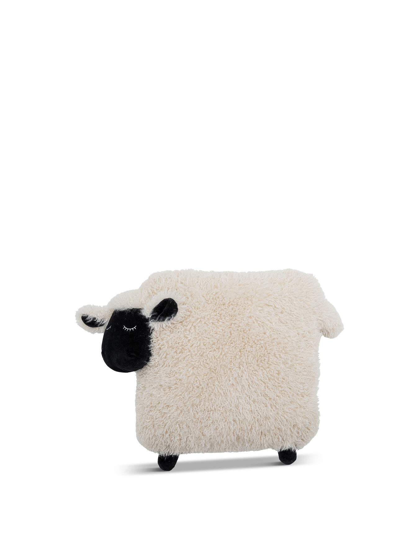 Dolly Cushion, White, Polyester