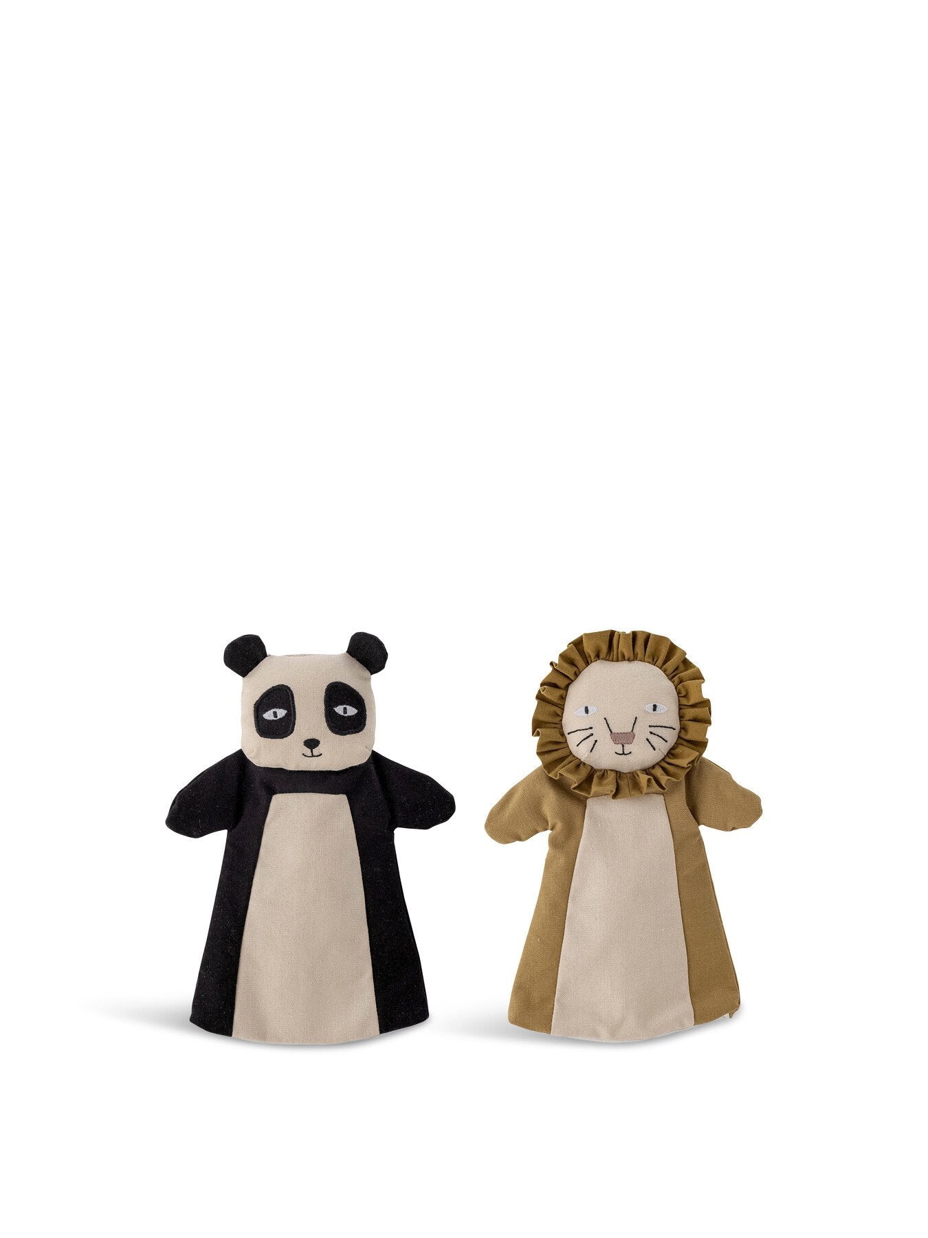 Flynn Hand Puppet Brown Linen