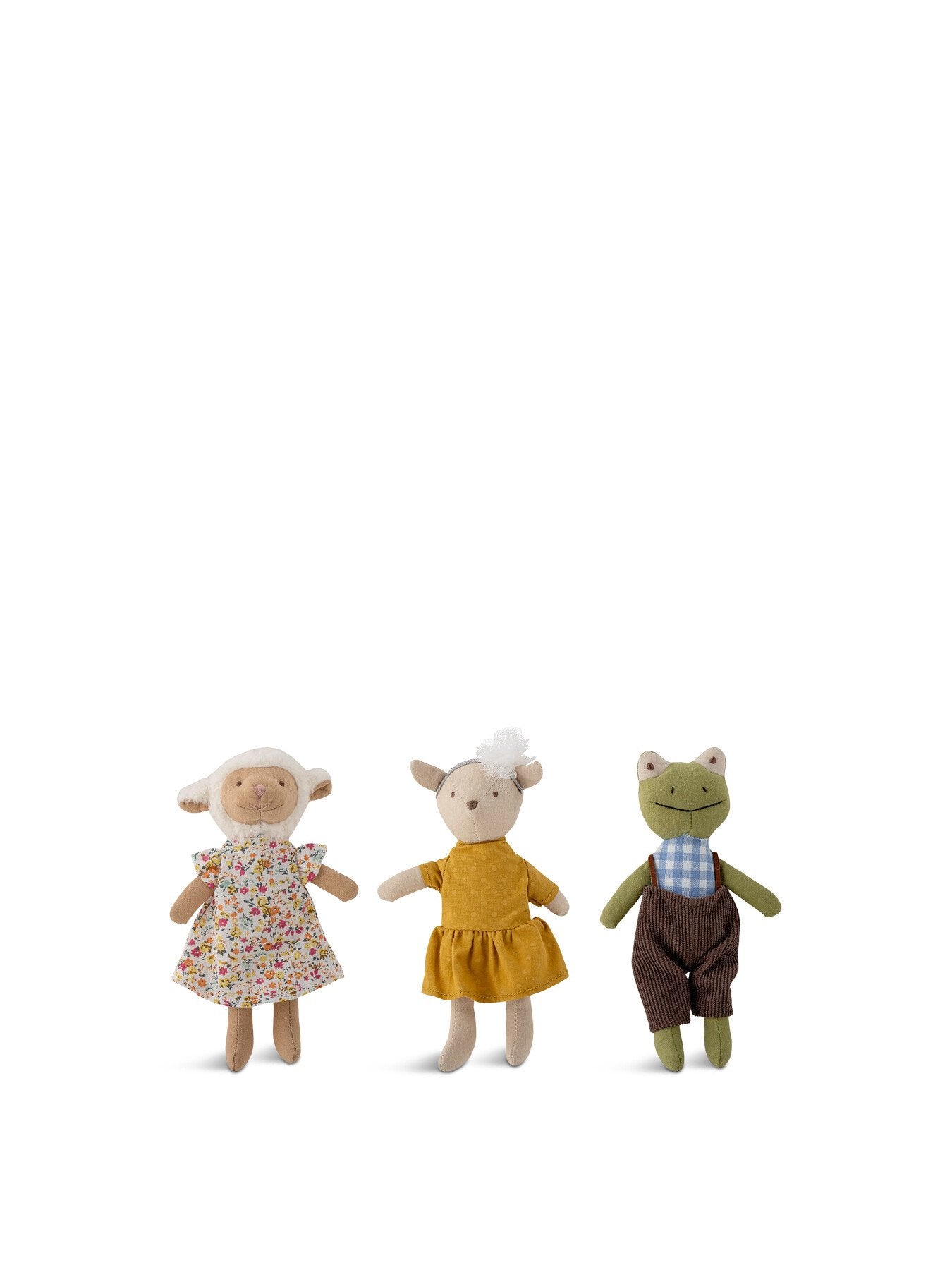 Animal friends Doll Yellow Cotton