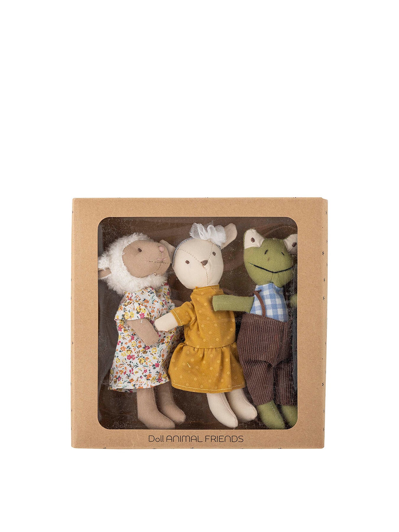 Animal friends Doll Yellow Cotton