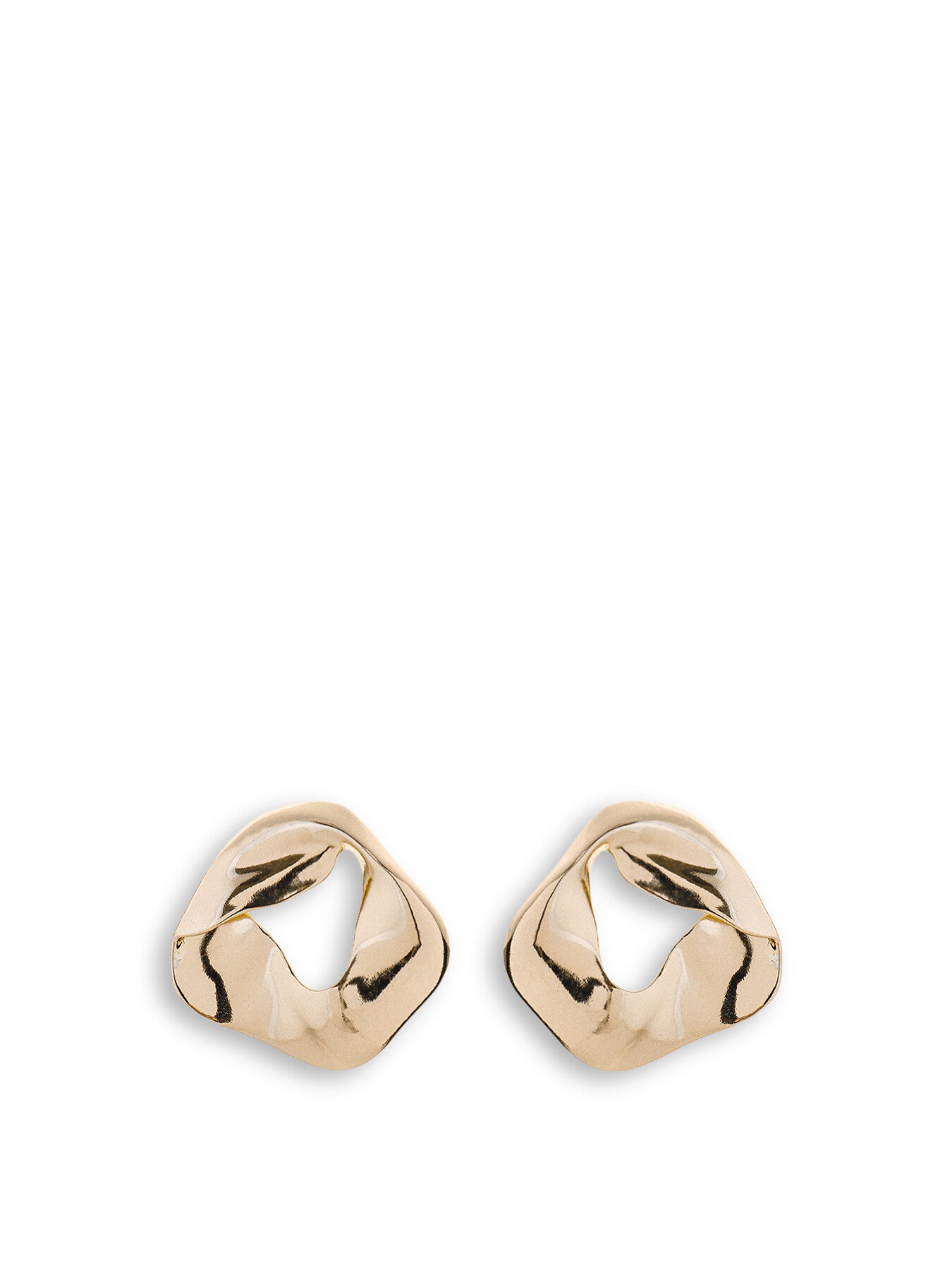 Large Eclipse Scrunch Stud Earrings