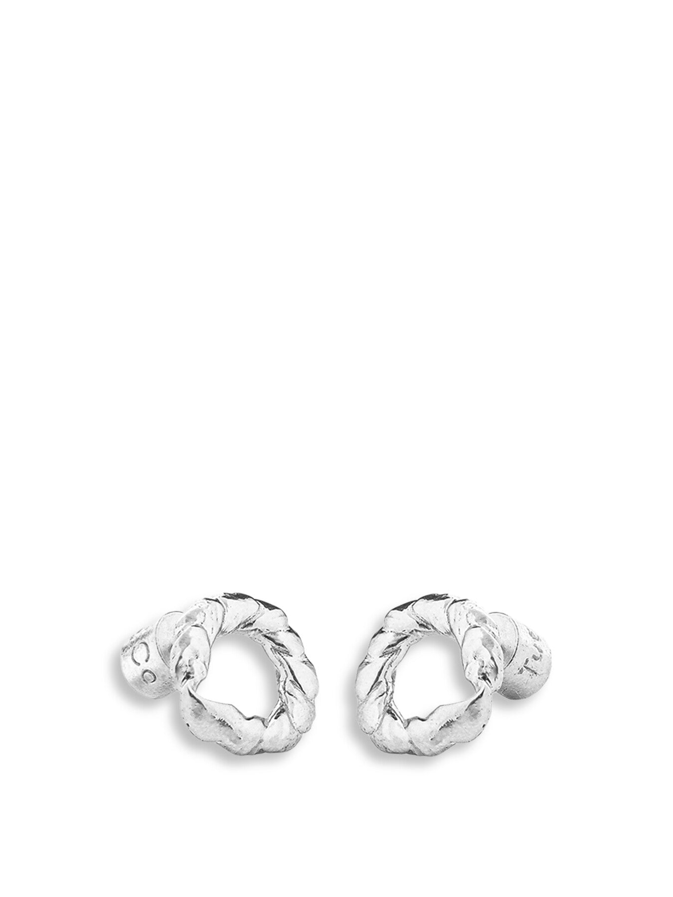 Ember Twist Open Stud Earrings