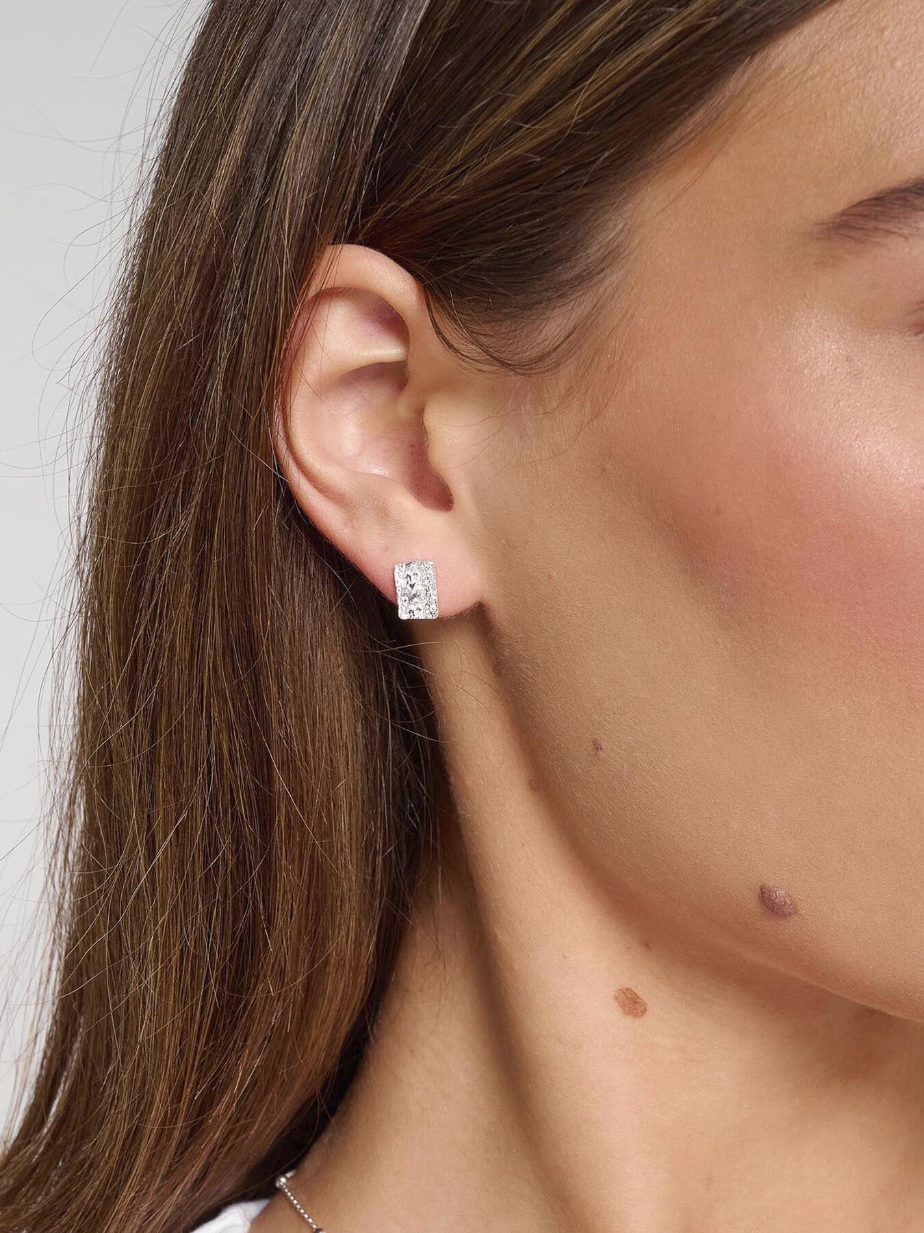 Cascade Textured Pendant Earrings