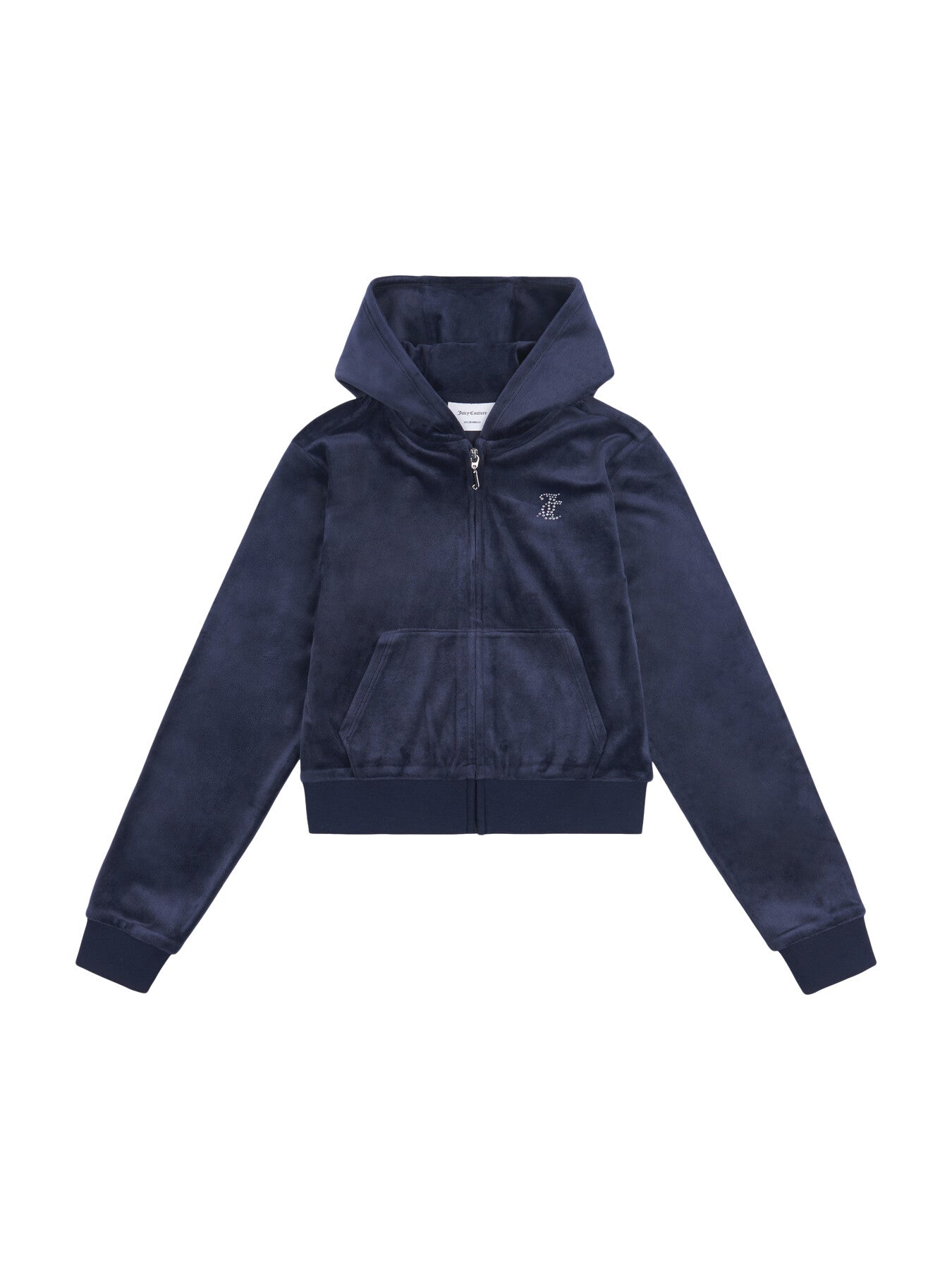 Diamante Zip Through Hoodie