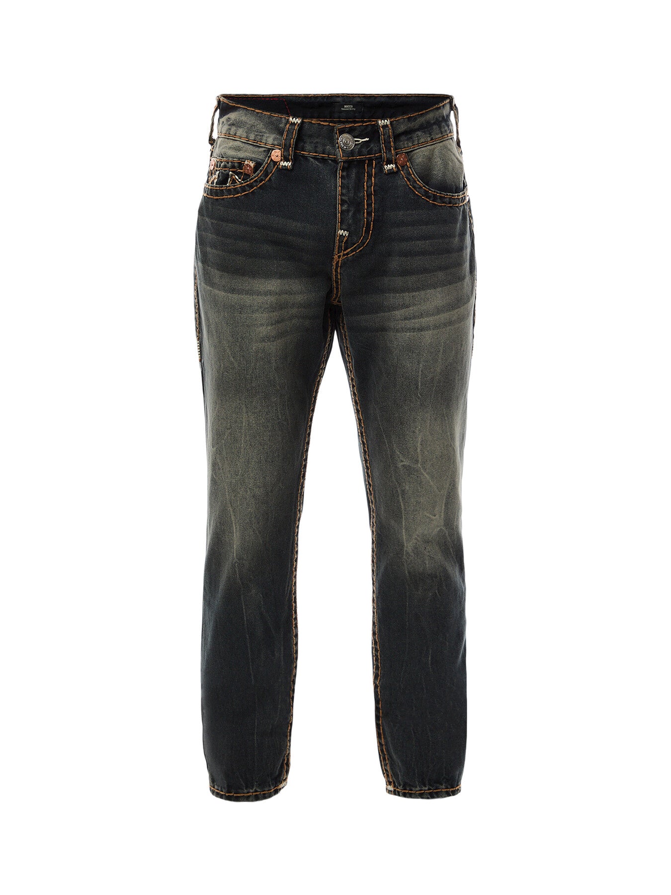 Rocco Super T No Flap Quadruple Logo Jeans