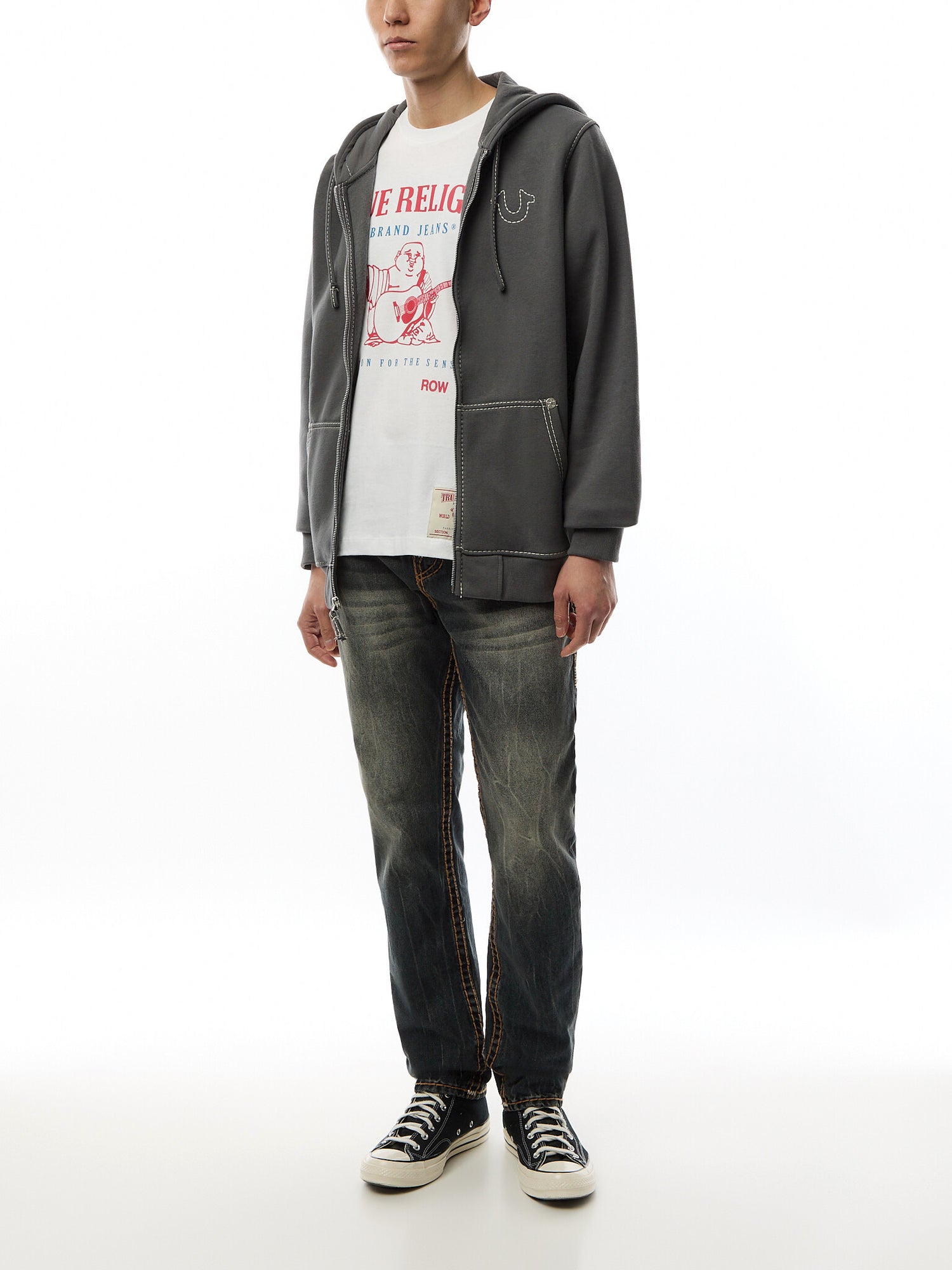 Rocco Super T No Flap Quadruple Logo Jeans