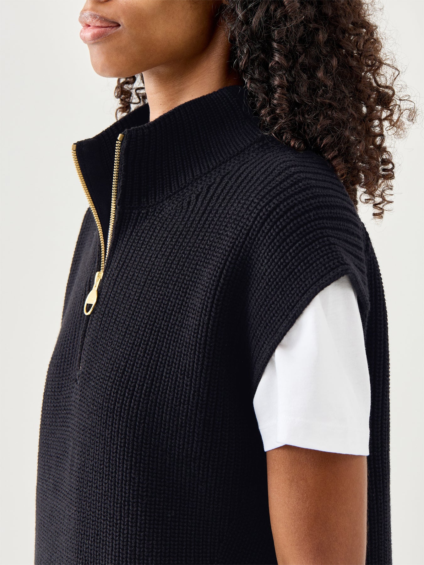 Barbour International Clara Sleeveless Knitted Jumper