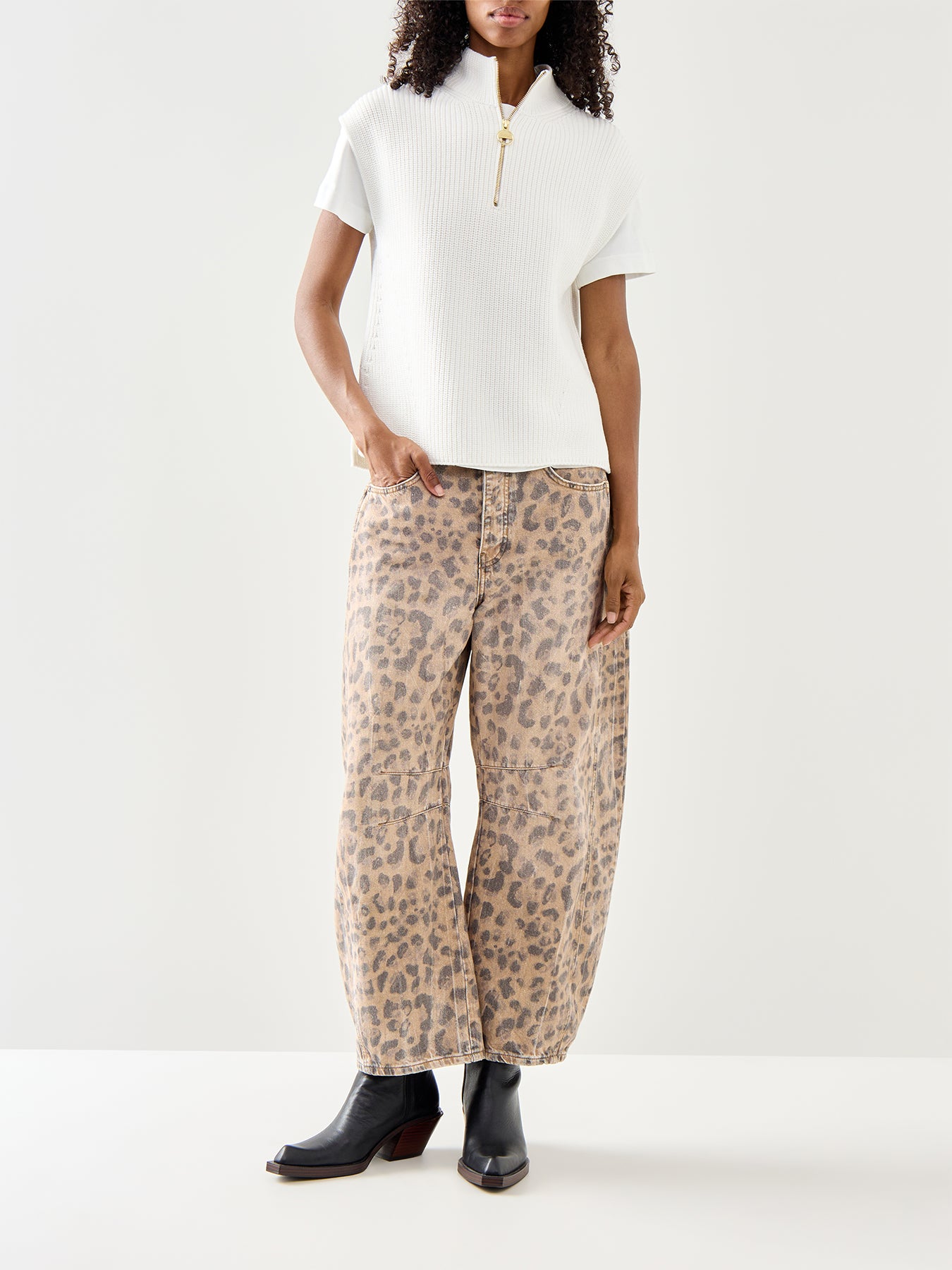 Barbour International Clara Sleeveless Knitted Jumper