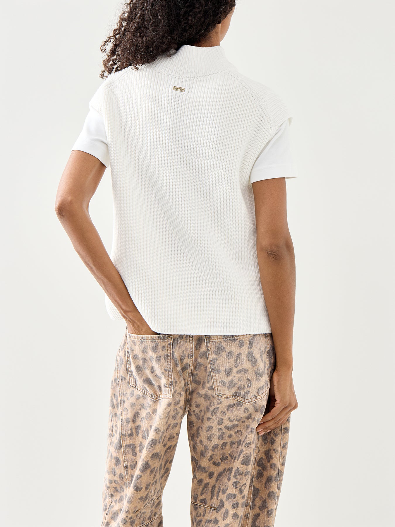 Barbour International Clara Sleeveless Knitted Jumper