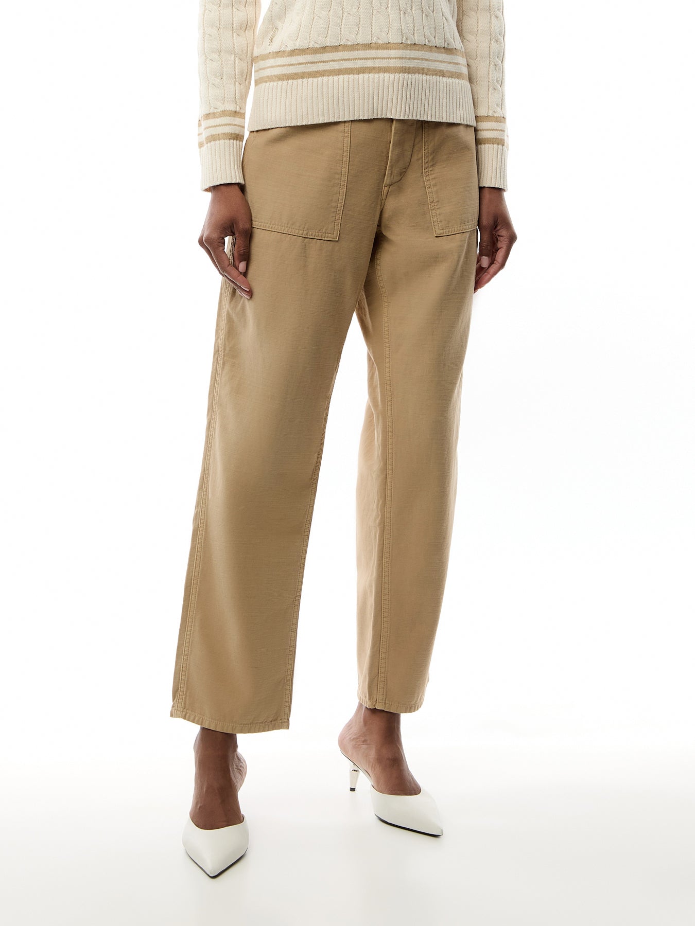 Ricky Pt Ankle Flat Front