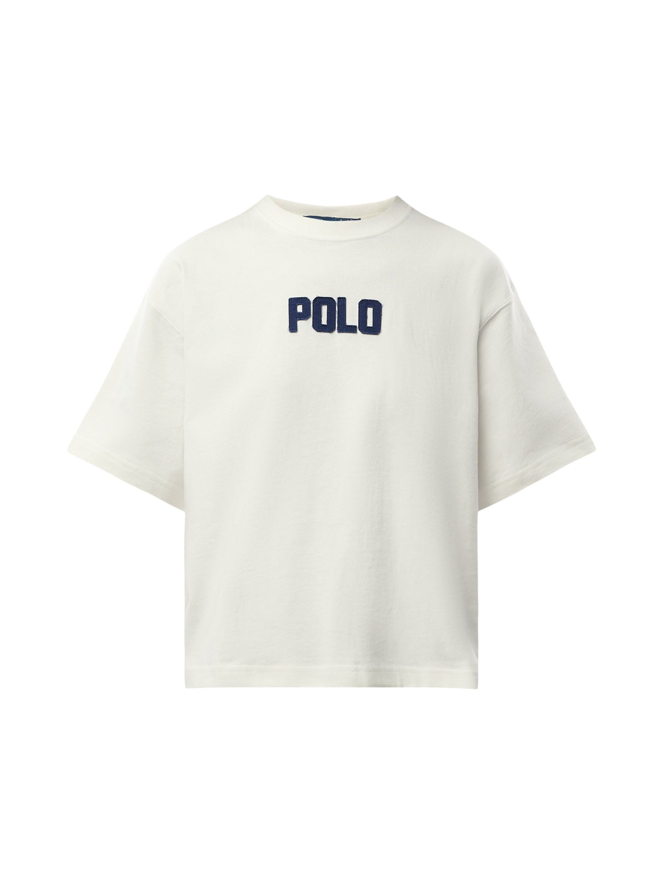 Knit Centre Polo Logo T Shirt