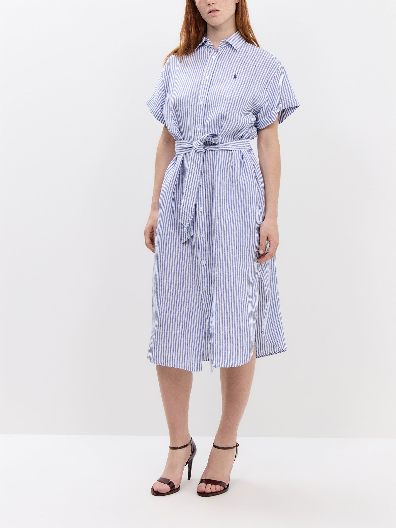 Woven Shirt Dress Dress